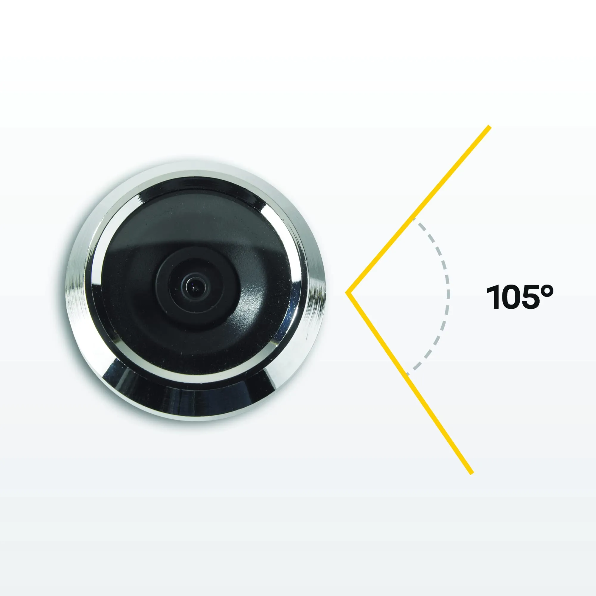 Yale Spioncino Elettronico Digitale 45-0500-1432-00-5001 Ottone - immagine 3