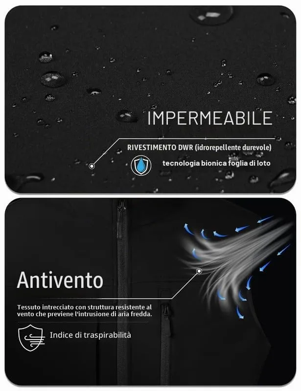 Zzkouine Gilet da Pesca e Caccia Multi-pocket Traspirante - Nero, M - immagine 4