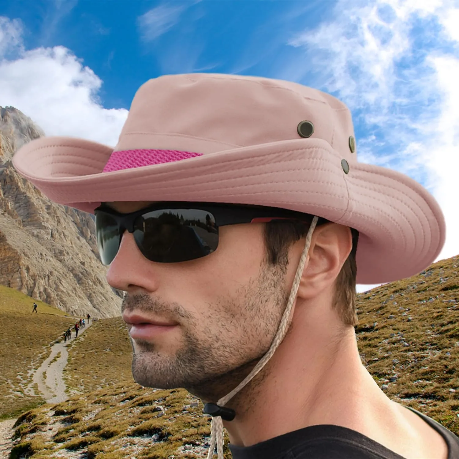 Favuit Cappello Boonie Pieghevole a Tesa Larga per Uomo e Donna - immagine 8