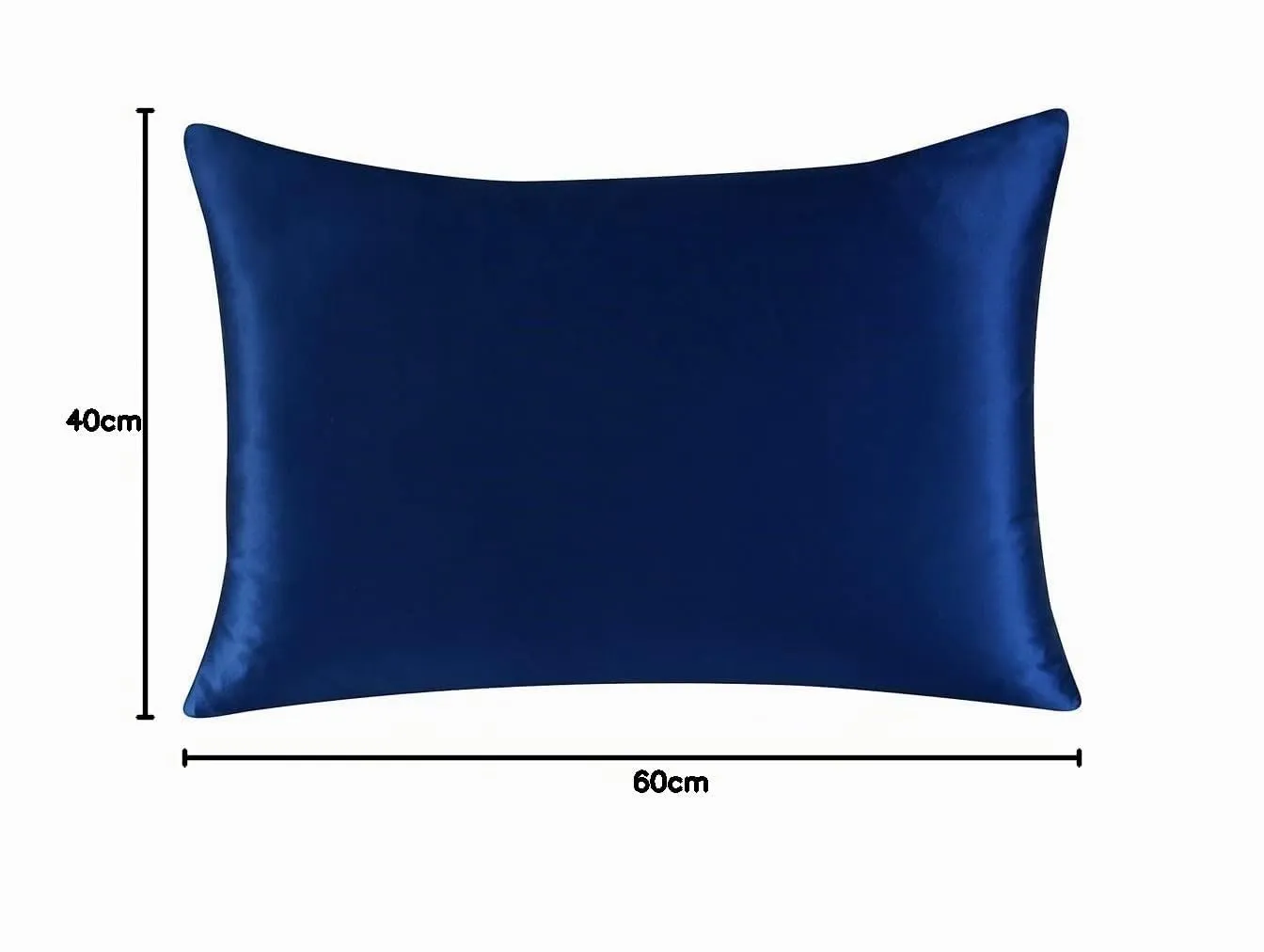townssilk Federa in Seta di Gelso 19 Momme, 40x60cm, Navyblue - immagine 10