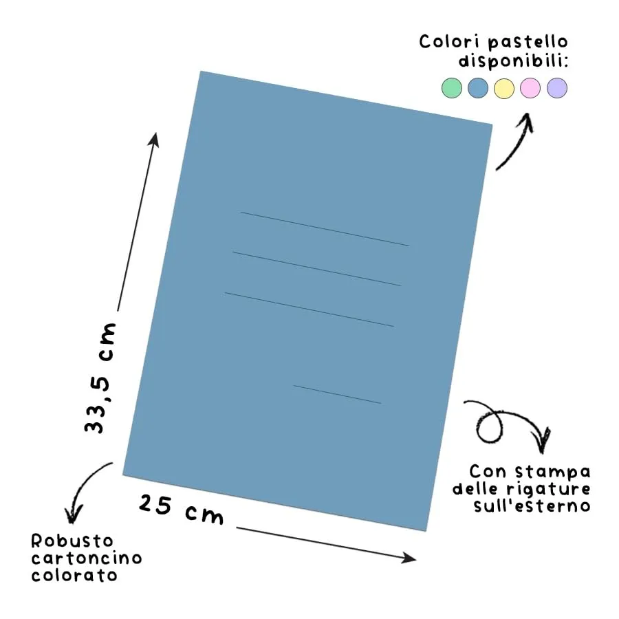 Blasetti Cartex Avion Cartelline 3 Lembi in Cartoncino FSC, 25x35.5 cm, 200gr, Confezione 25 Pezzi - immagine 3