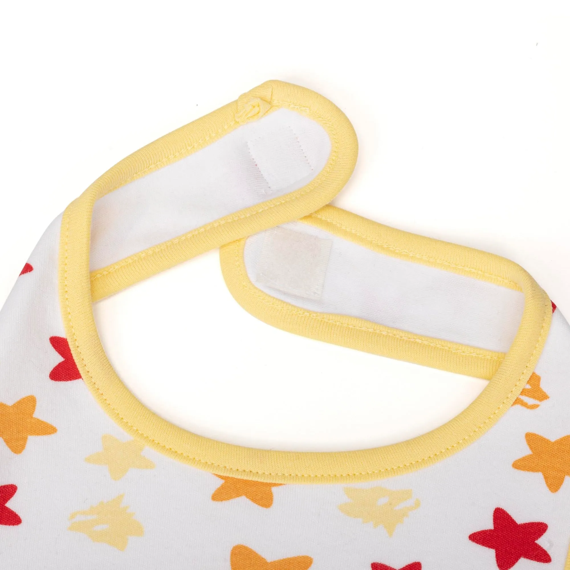 AS Roma Bavaglino in Cotone con Stampa Stelle e Crest - Bianco - immagine 2