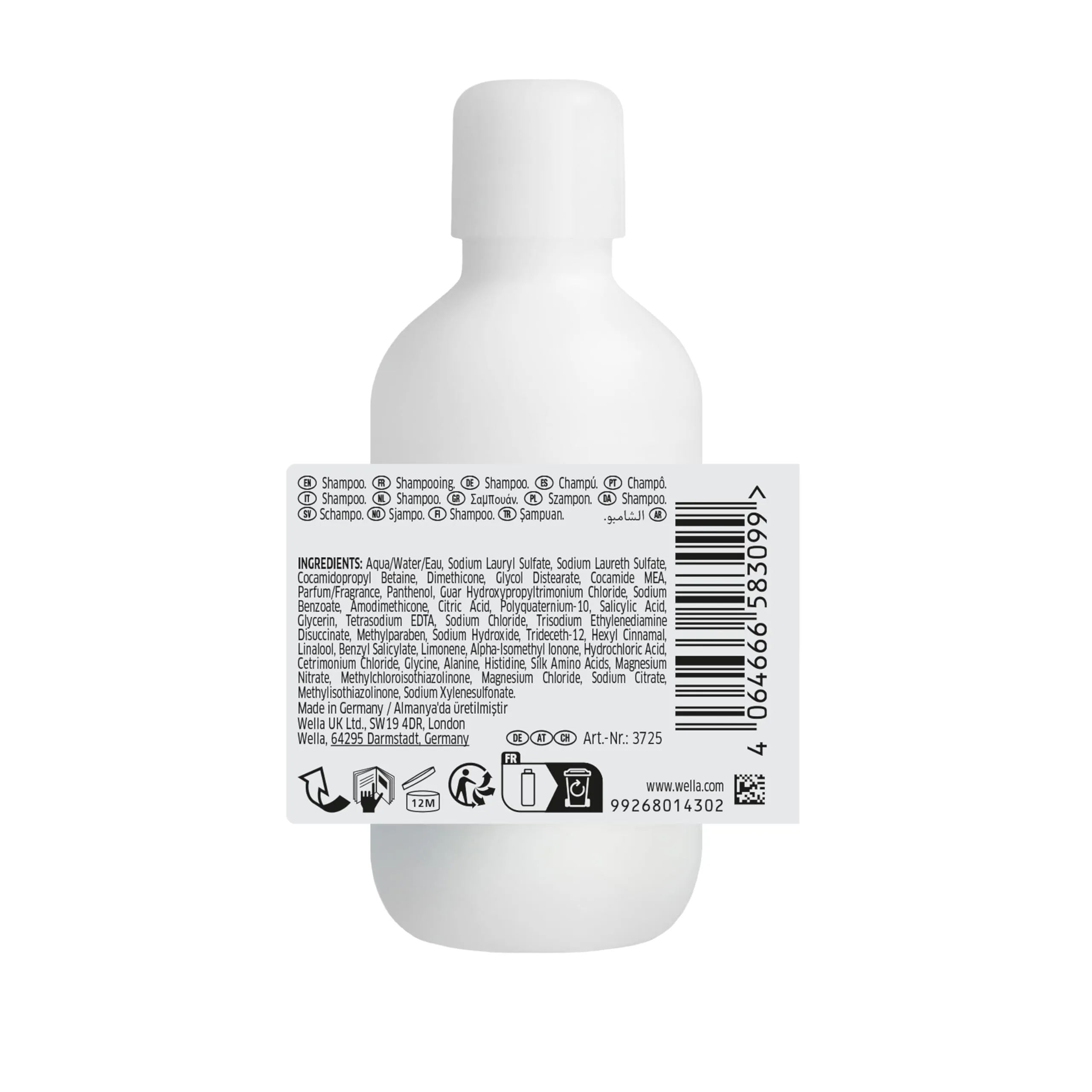 Wella Professionals Fusion Shampoo with Aloe Vera and Vitamin E, 100ml - immagine 2