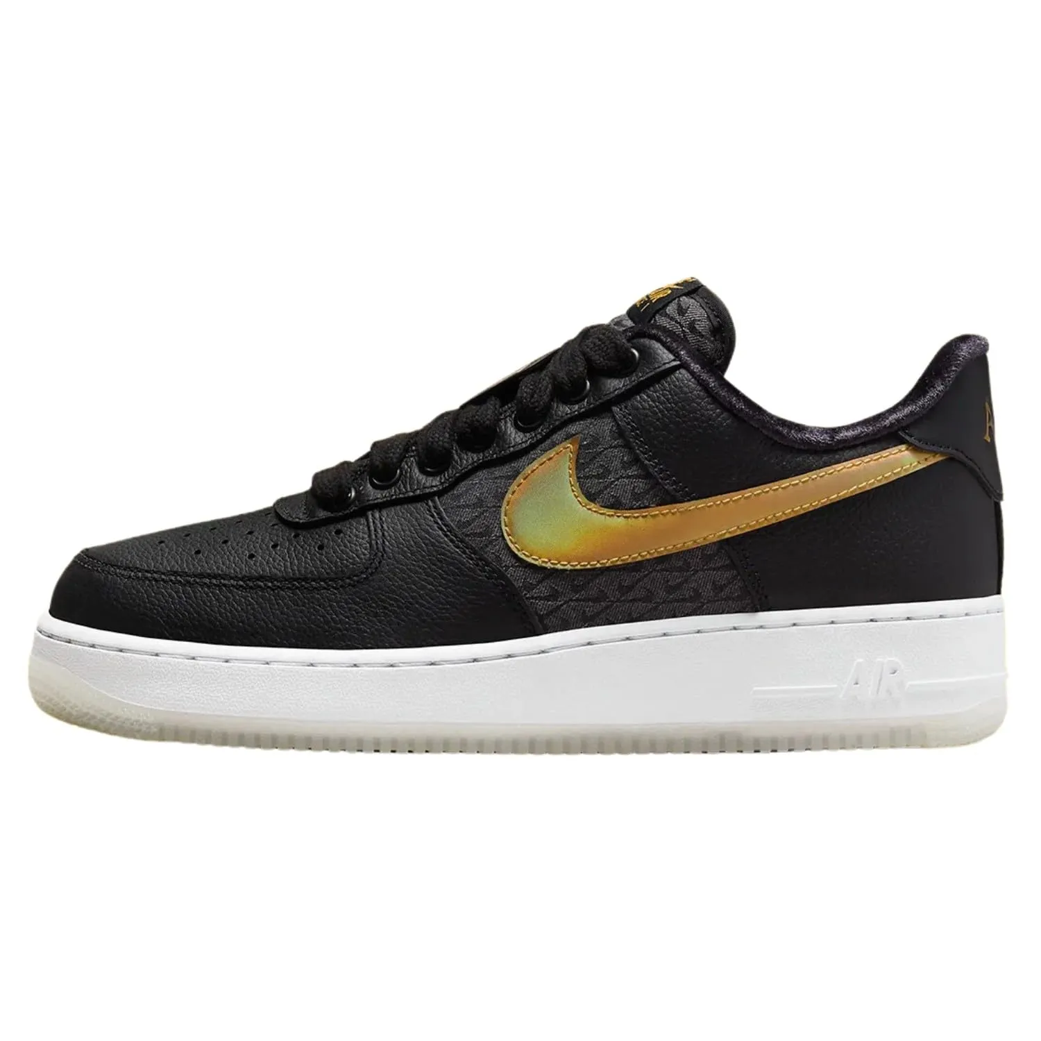 Nike Air Force 1 '07 PRM - Nero/Oro Metallizzato/Bianco - immagine 1