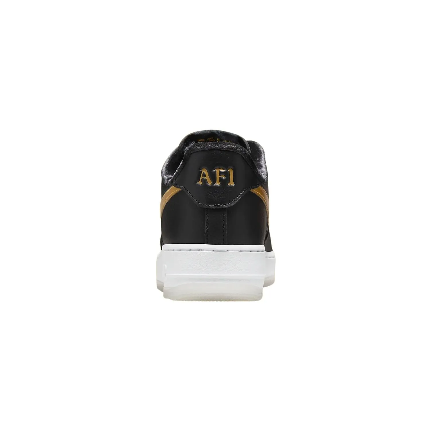 Nike Air Force 1 '07 PRM - Nero/Oro Metallizzato/Bianco - immagine 4