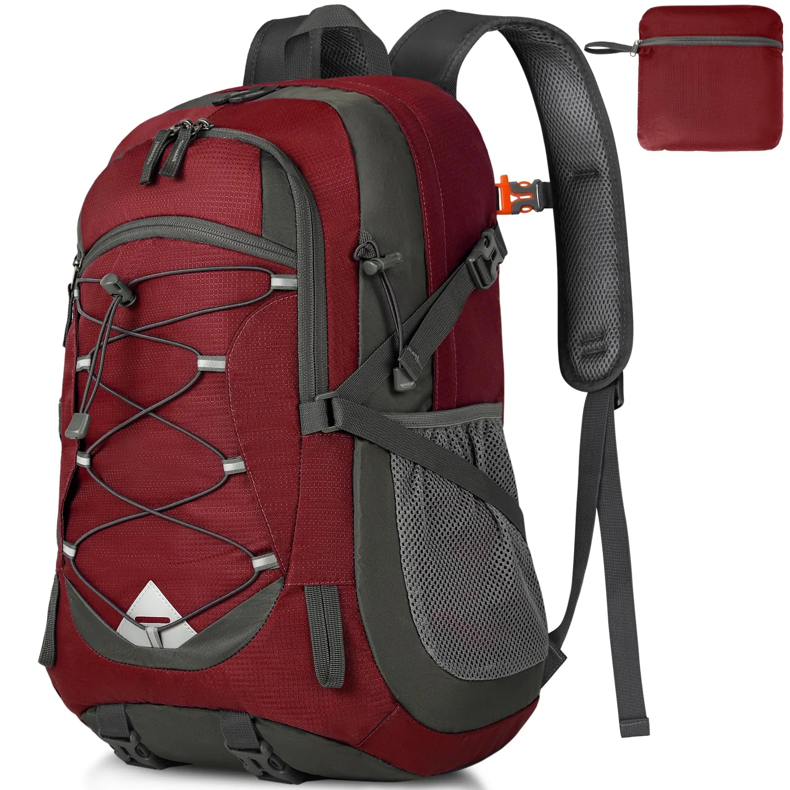 IGOLUMON Zaino Trekking 40 Litri Ultraleggero Pieghevole Impermeabile con Strisce Riflettenti - immagine 1