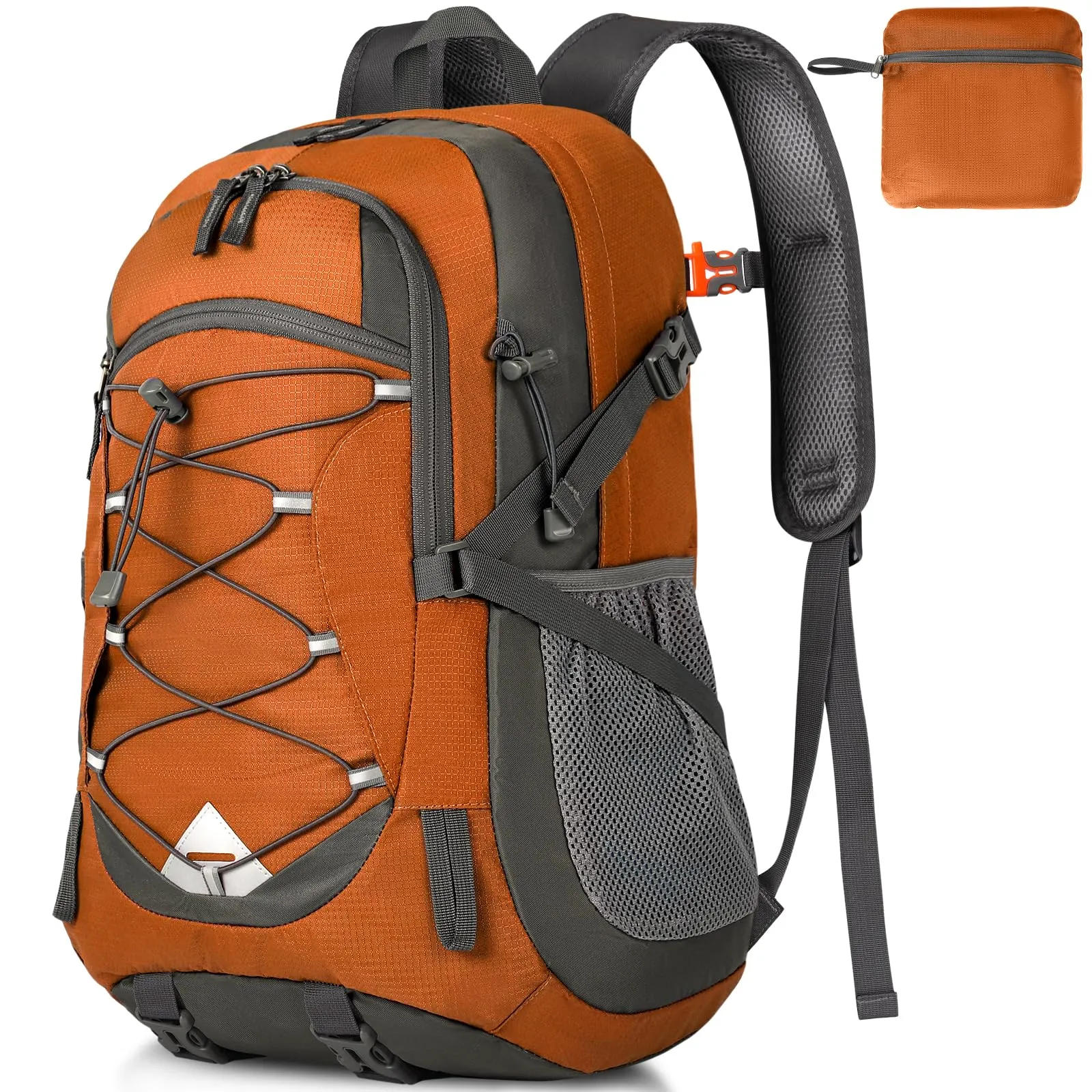 IGOLUMON Zaino Trekking 40L Ultraleggero Pieghevole Impermeabile con Strisce Riflettenti - immagine 1