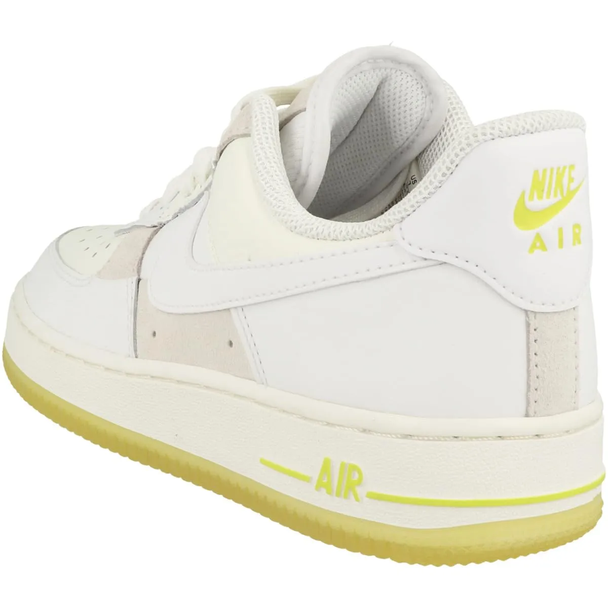 Nike Air Force 1 '07 Donna Summit White Opti Yellow Vela Bianco, 39 EU - immagine 6