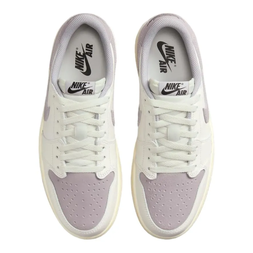 Nike Air Jordan 1 Mid Women's Basketball Shoes - Sail Black Atmosphere Grey - 40.5 EU - immagine 4