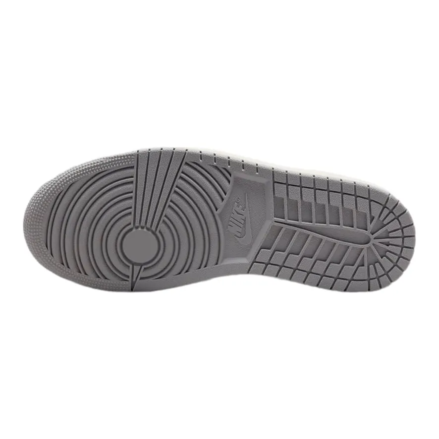 Nike Air Jordan 1 Mid Women's Basketball Shoes - Sail Black Atmosphere Grey - 40.5 EU - immagine 6