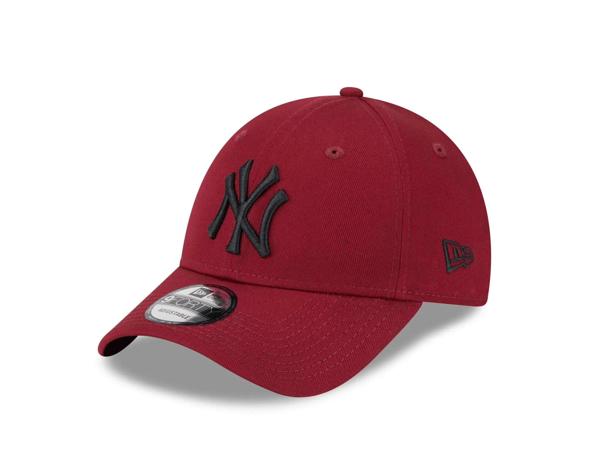 New Era New York Yankees 9Forty Strapback Baseball Cap - Red Black, One Size - immagine 1