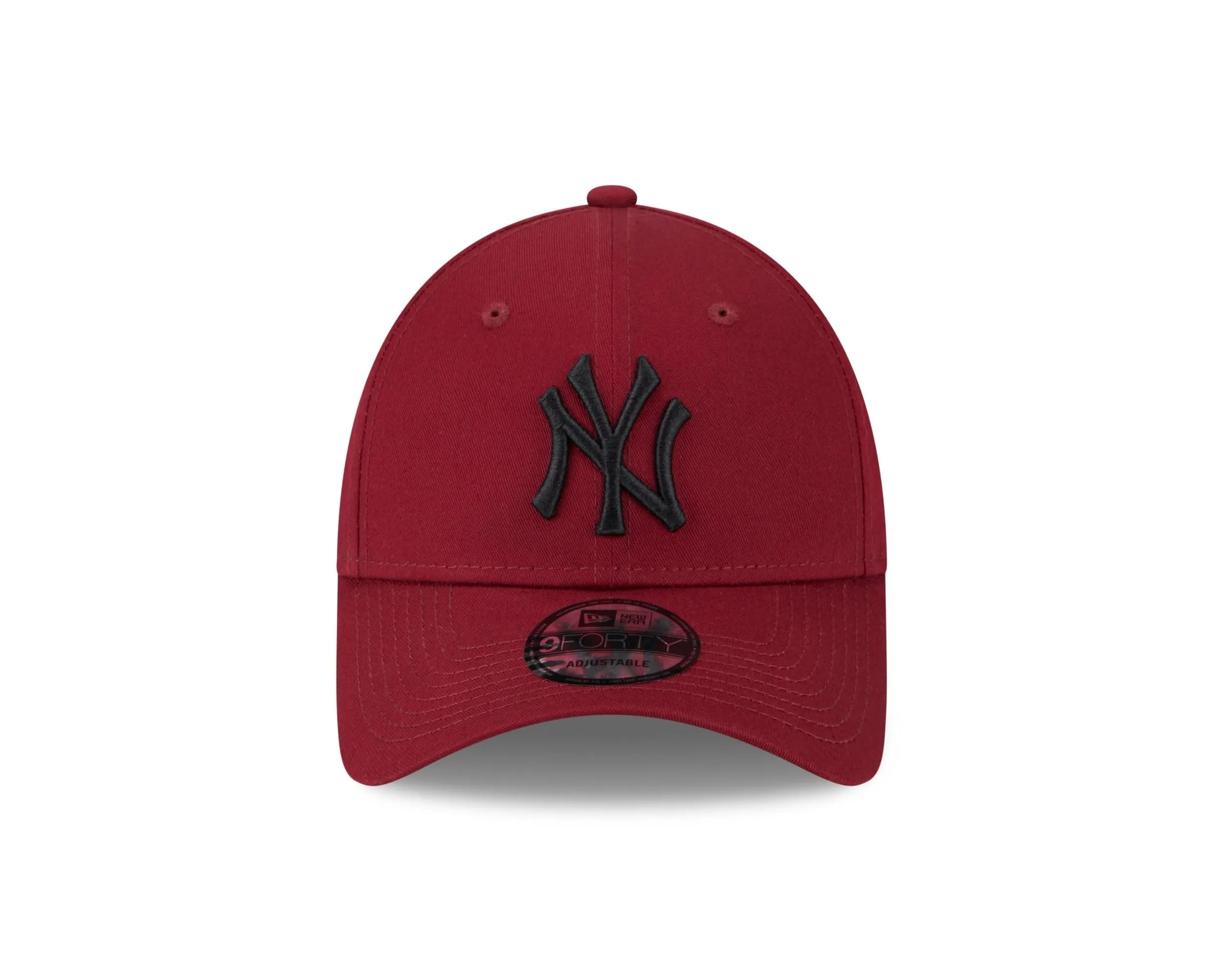 New Era New York Yankees 9Forty Strapback Baseball Cap - Red Black, One Size - immagine 2