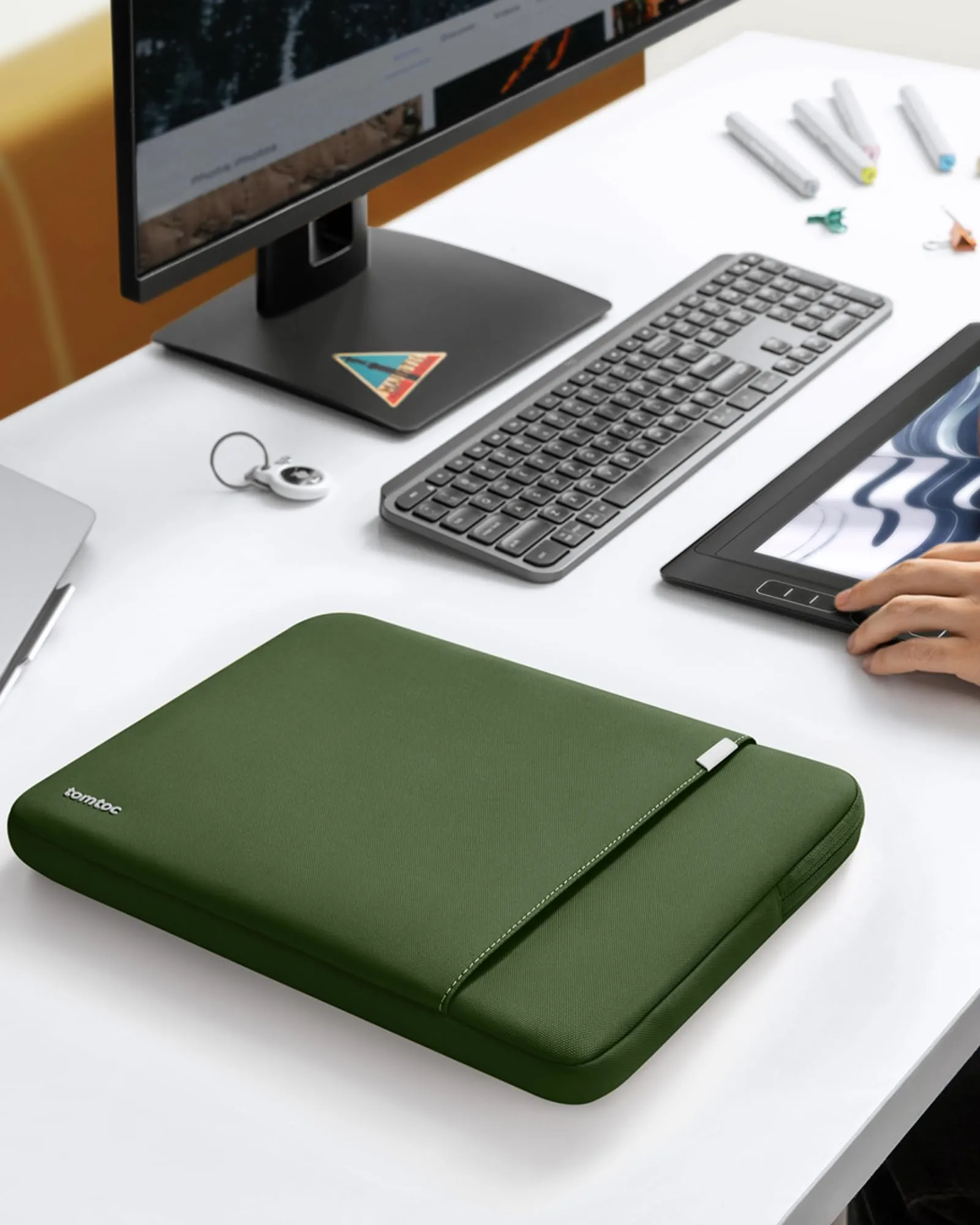 tomtoc 360° Laptop Sleeve per MacBook Air 15 Pollici M5/M4/M3/M2 - immagine 8