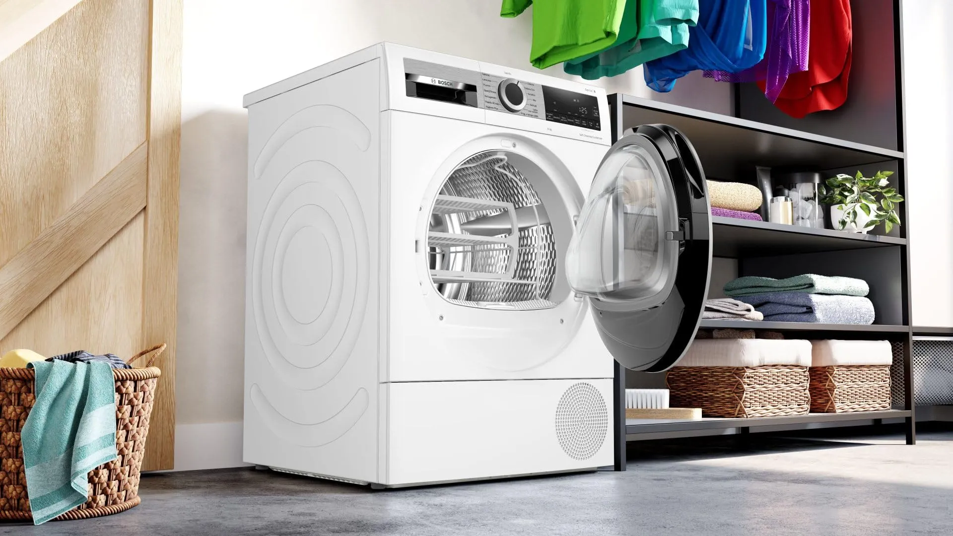 Bosch Serie 6 WQG245D0IT Asciugatrice a pompa di calore 9kg Bianco - immagine 4