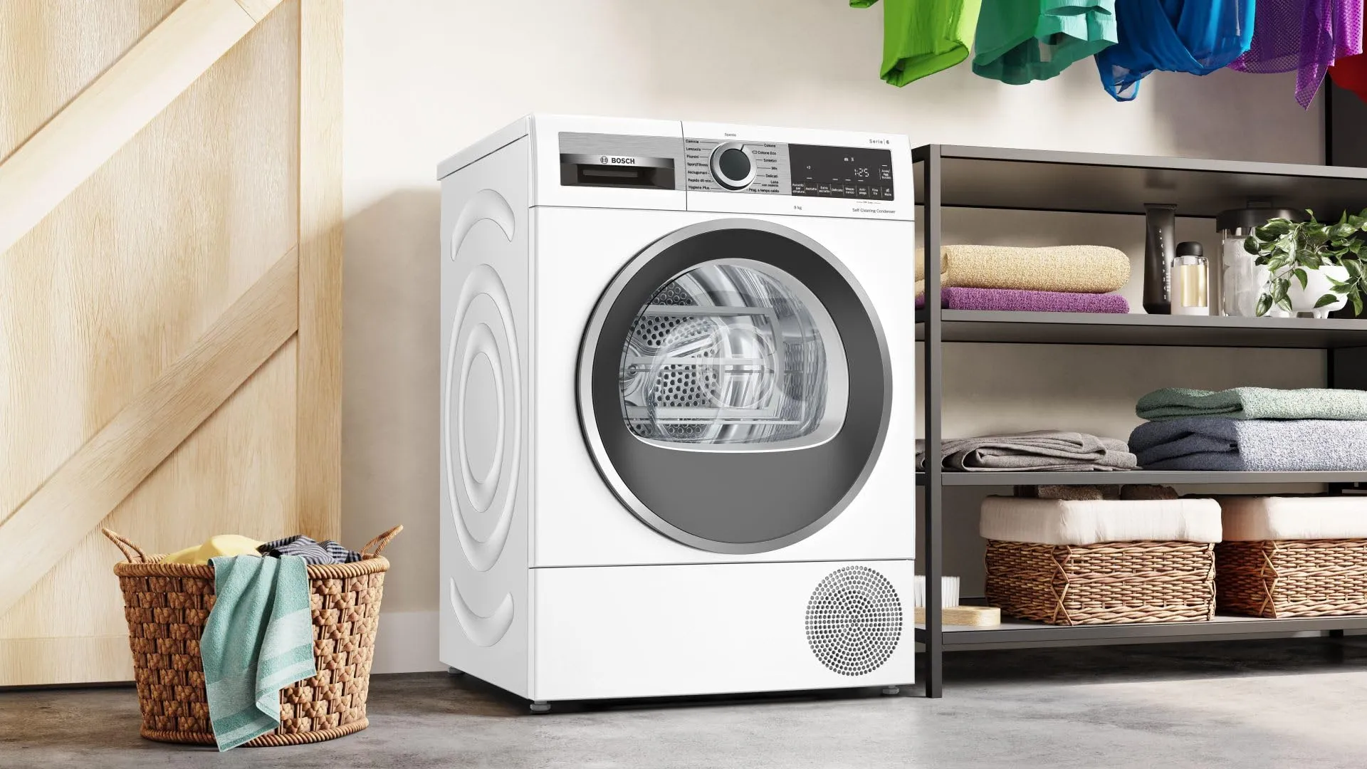 Bosch Serie 6 WQG245D0IT Asciugatrice a pompa di calore 9kg Bianco - immagine 5