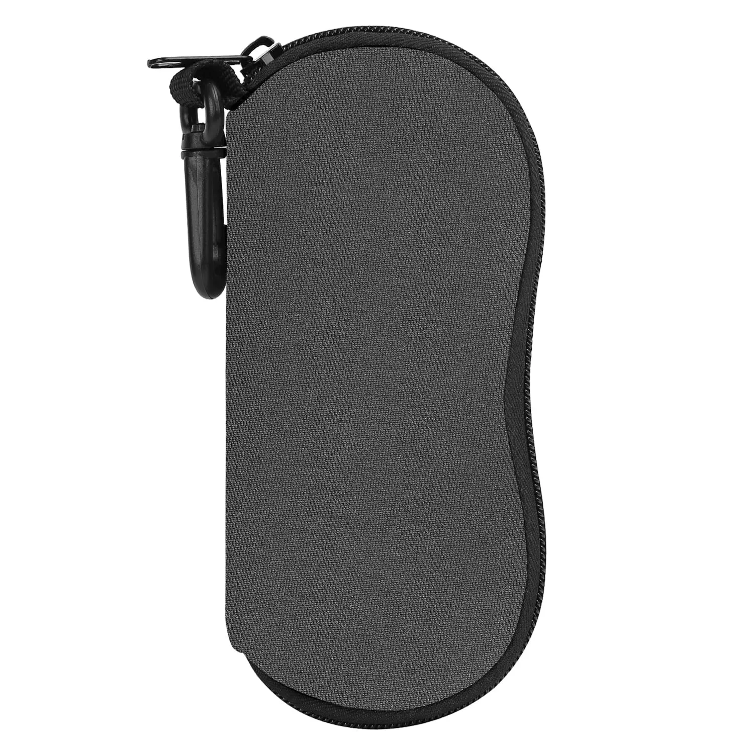 MoKo Astuccio per Occhiali in Neoprene con Clip da Cintura - Grigio - immagine 1