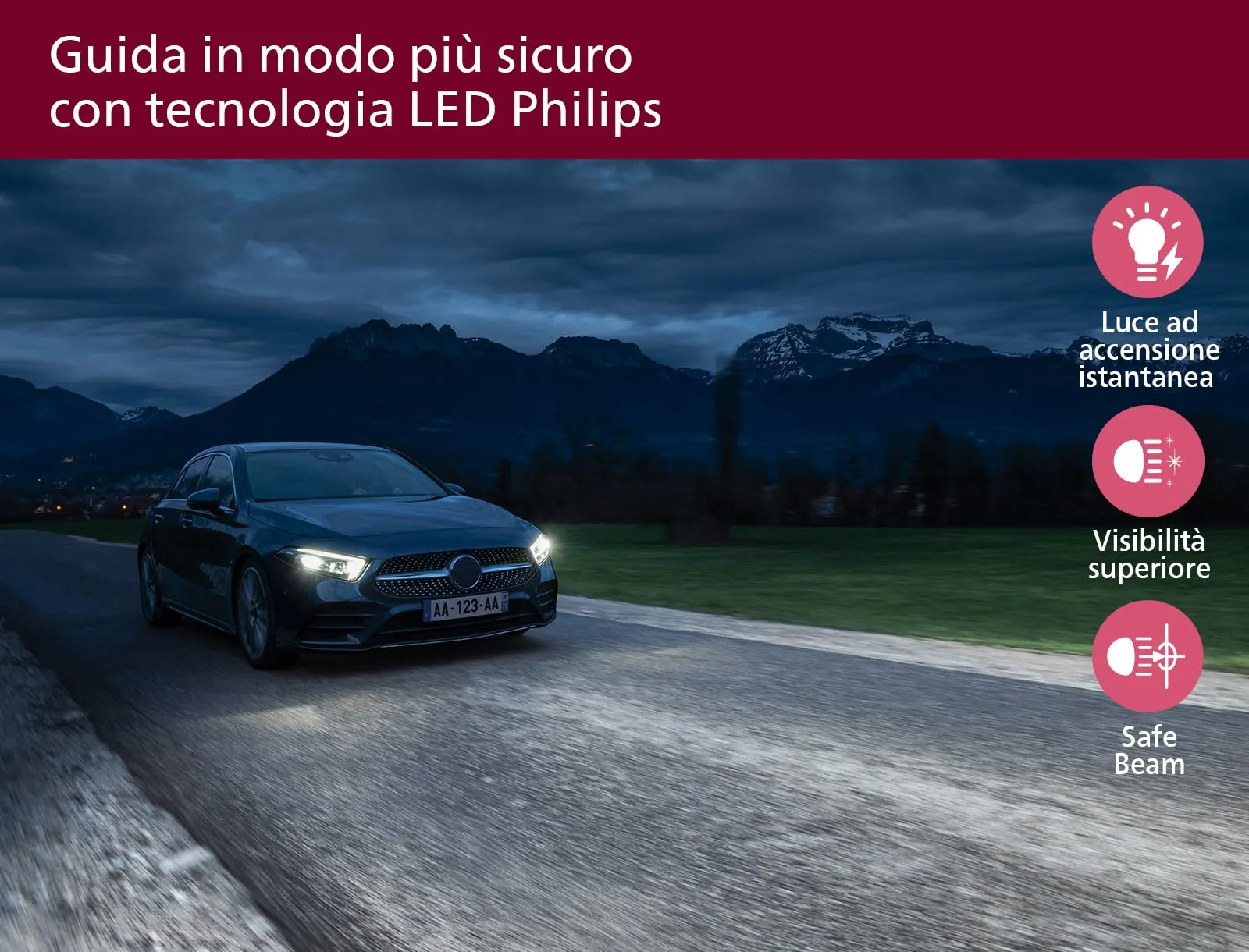 Philips Ultinon Access LED H7 6.000K, set di 2 - immagine 5