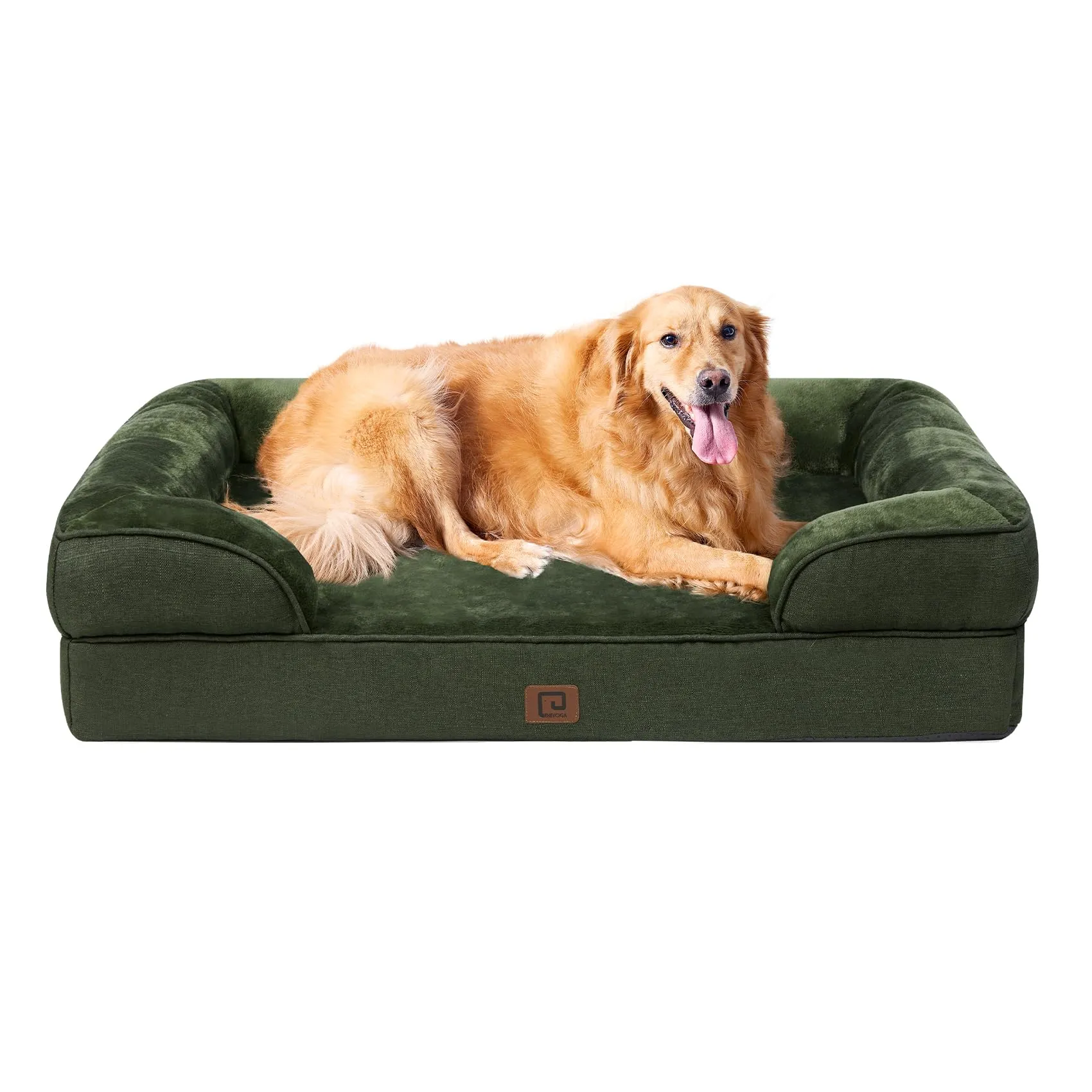 EHEYCIGA Cuccia Cane Interno, 112x81x16cm, Verde Scuro - immagine 1