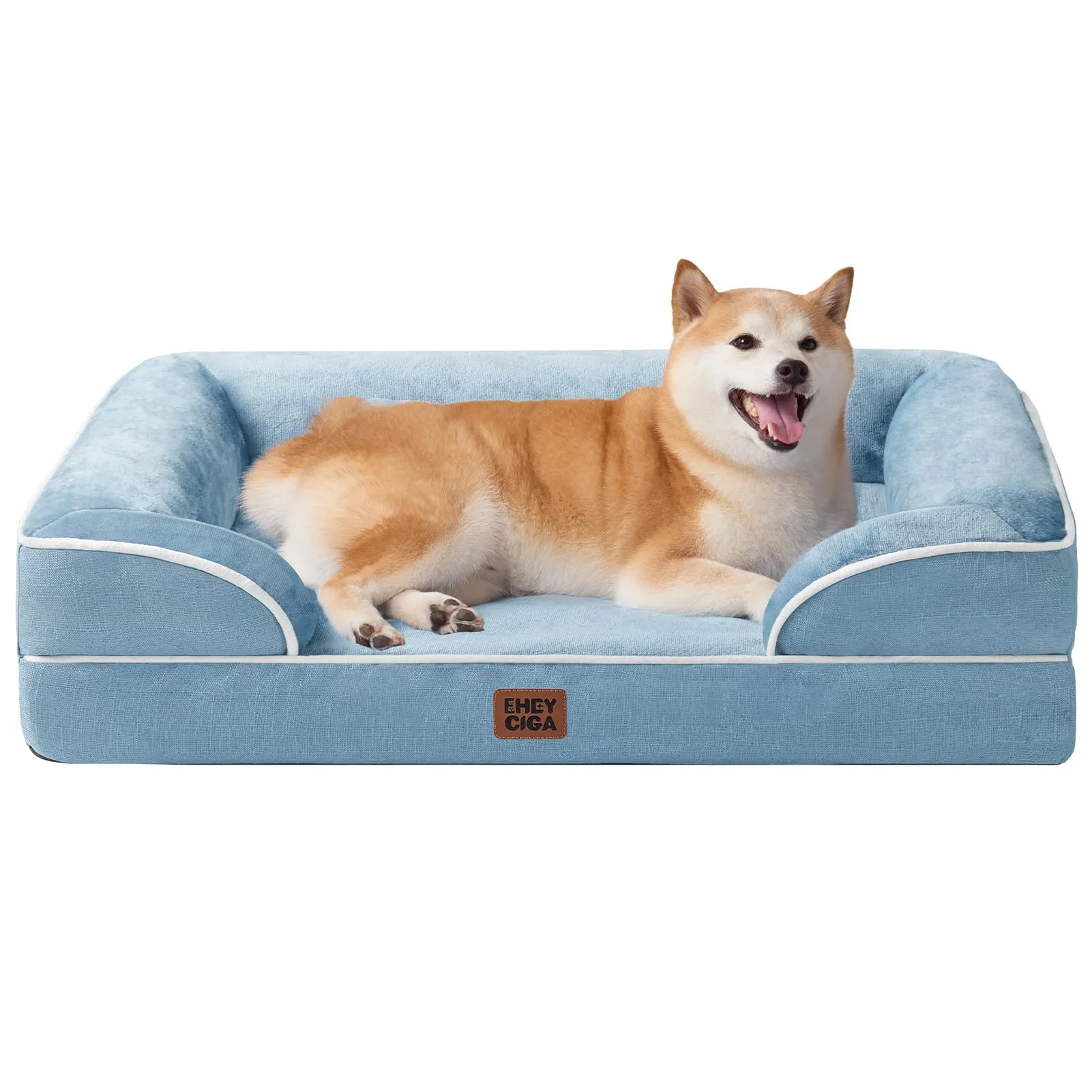 EHEYCIGA Cuccia Cane Interno Taglia Media, 89x56x16cm, Blu - immagine 1