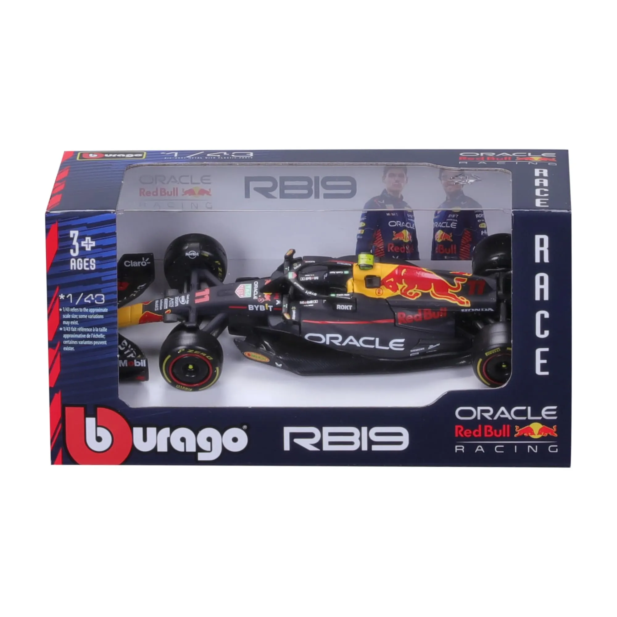 Bburago Red Bull Racing RB19 Sergio Perez #11 2023 1:43 Scale Model Car - immagine 5