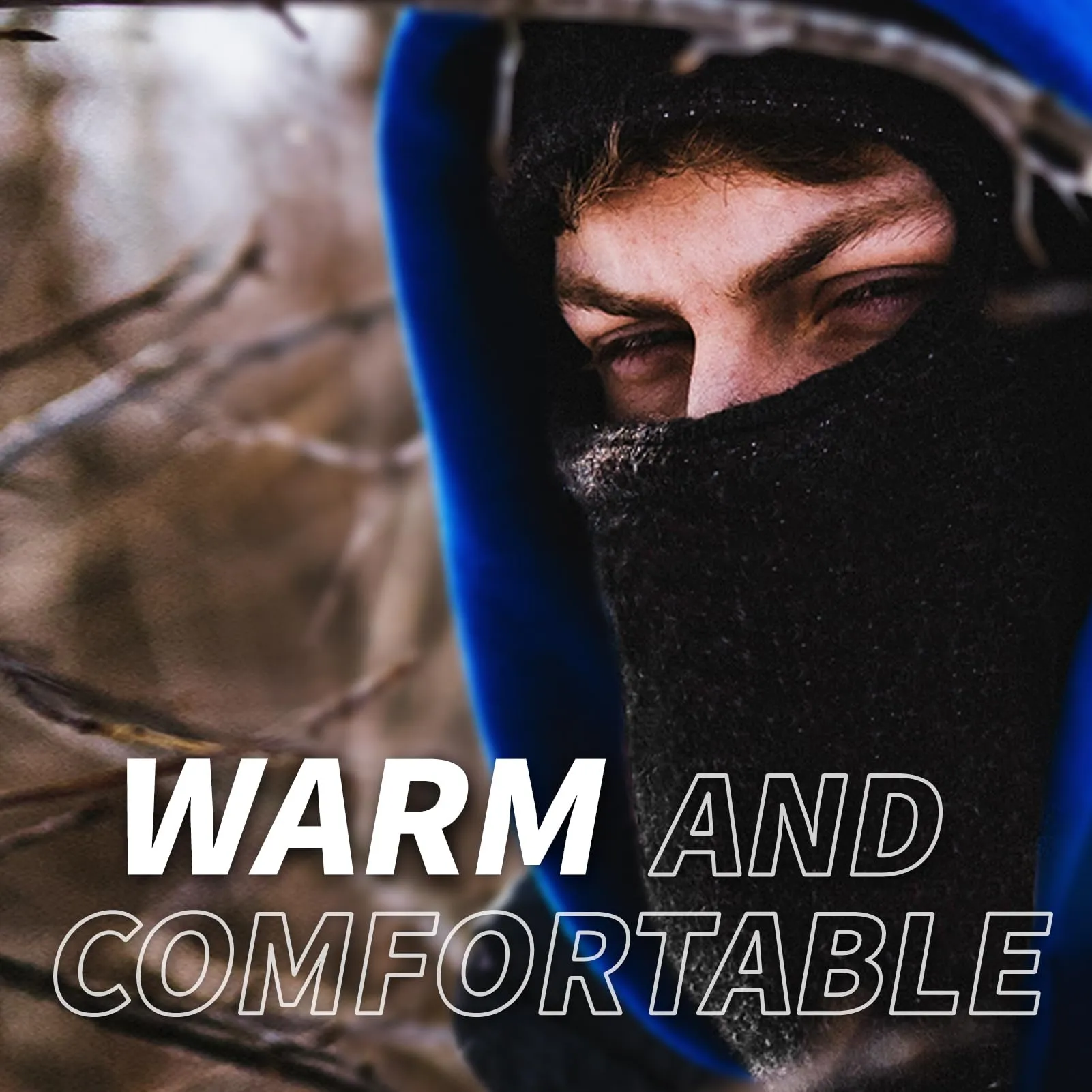 LONGKING Passamontagna Balaclava Unisex Protettivo UV e Antivento, Nero più Spesso - immagine 5