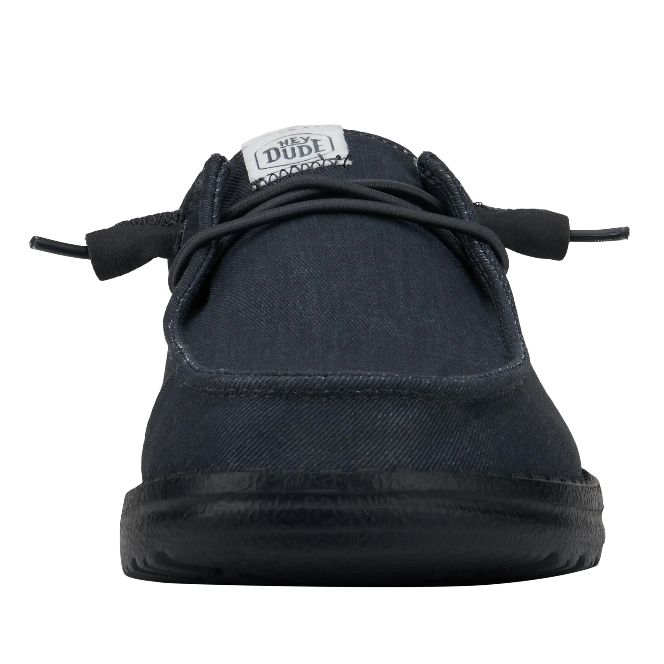 Heydude Wendy Canvas Women's Slip-On Sneakers, Black/Black, 37 - immagine 2