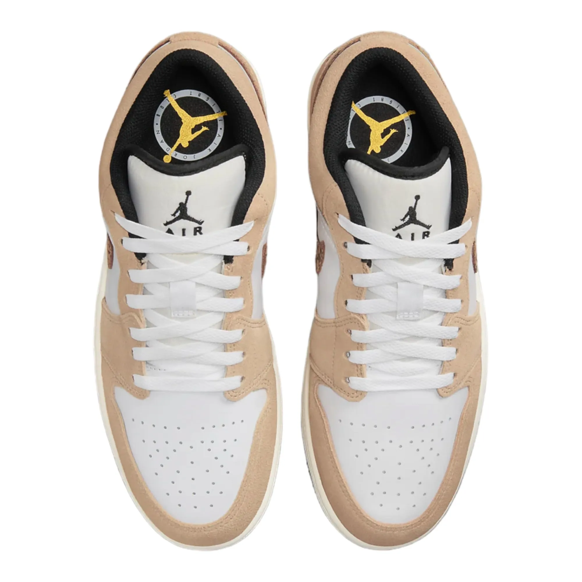 Nike Air Jordan 1 Low Hemp Lt British Tan White DZ4130-201 - immagine 4