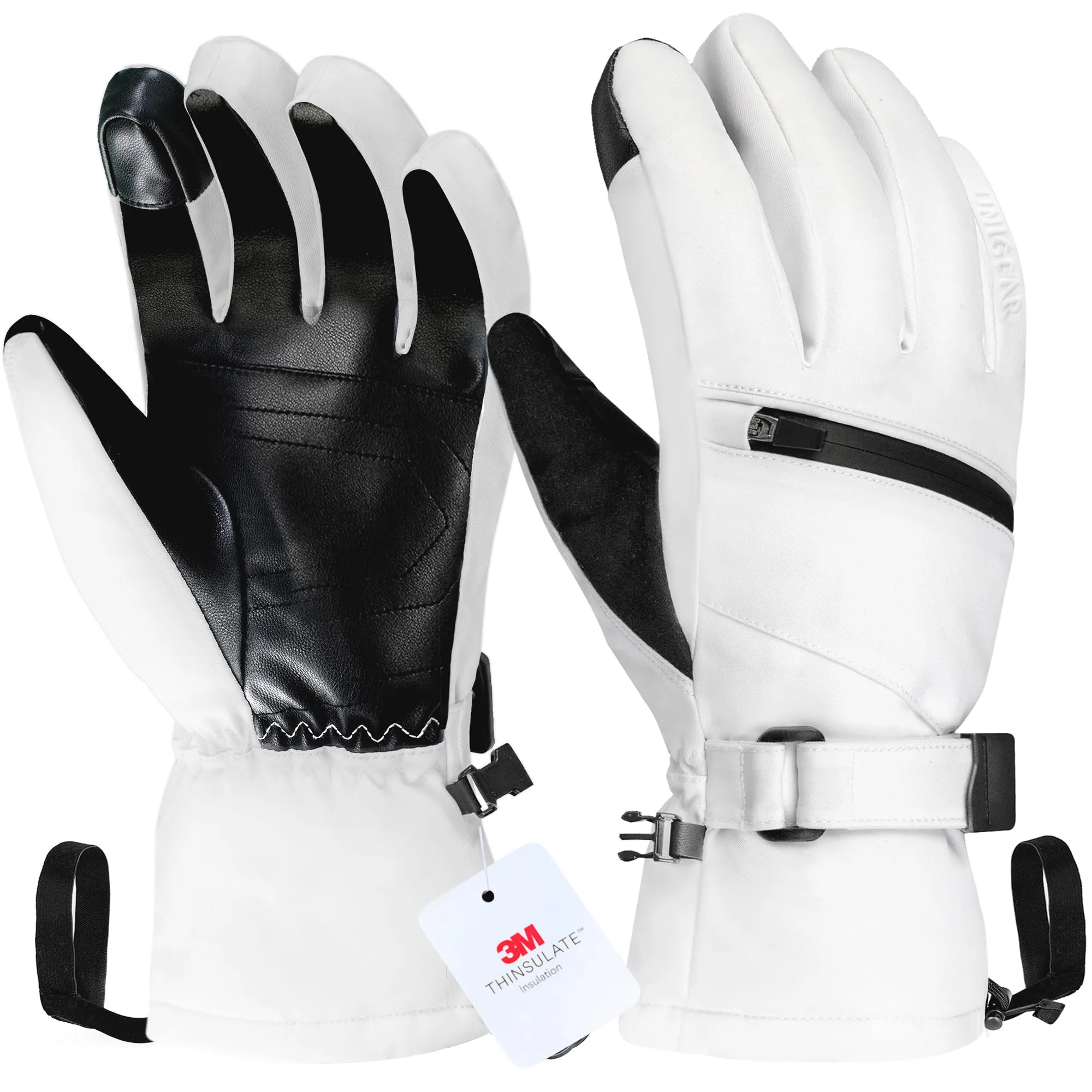 Unigear Guanti Sci e Snowboard Termici Impermeabili Antiscivolo per Uomo e Donna - immagine 1