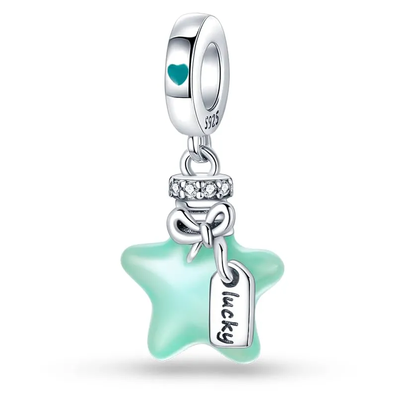 TINSLO Bead Charm in Argento Sterling 925 con Cubic Zirconia, Compatibile con Braccialetti e Collane Europee - immagine 1