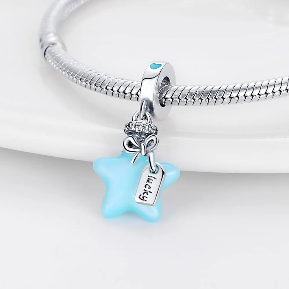 TINSLO Bead Charm in Argento Sterling 925 con Cubic Zirconia, Compatibile con Braccialetti e Collane Europee - immagine 2