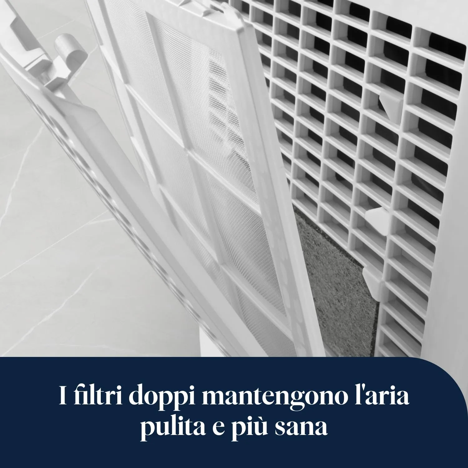 De'Longhi Tasciugo AriaDry Deumidificatore Portatile 10L/Giorno Bianco DEX210SF - immagine 4