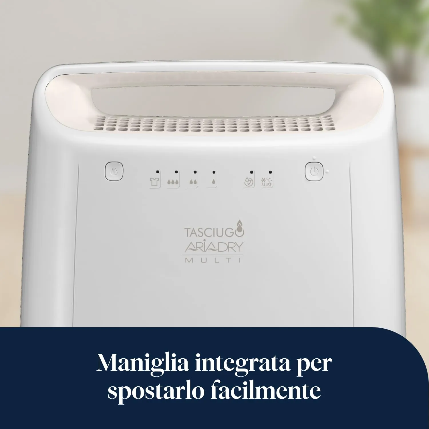 De'Longhi Tasciugo AriaDry Deumidificatore Portatile 10L/Giorno Bianco DEX210SF - immagine 6
