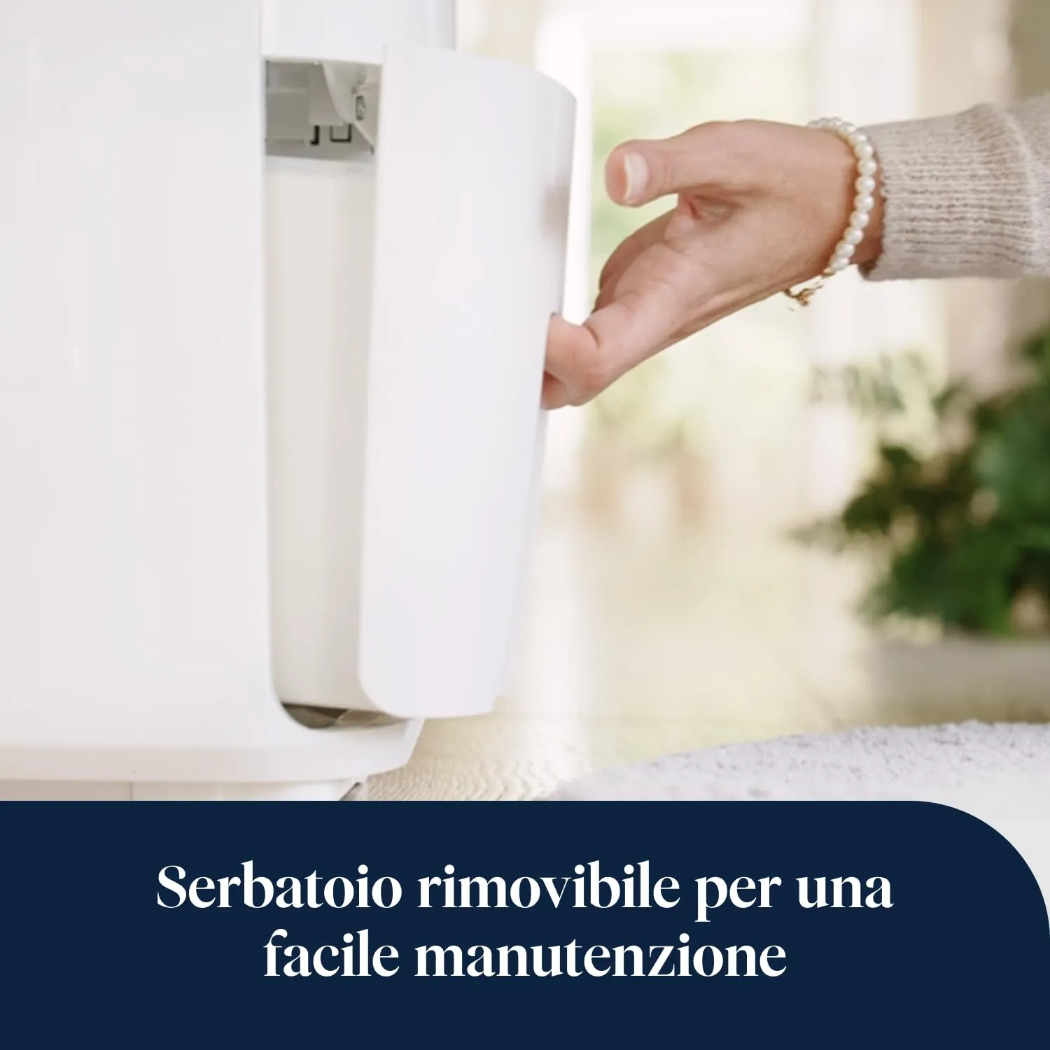De'Longhi Tasciugo AriaDry Deumidificatore Portatile 10L/Giorno Bianco DEX210SF - immagine 8