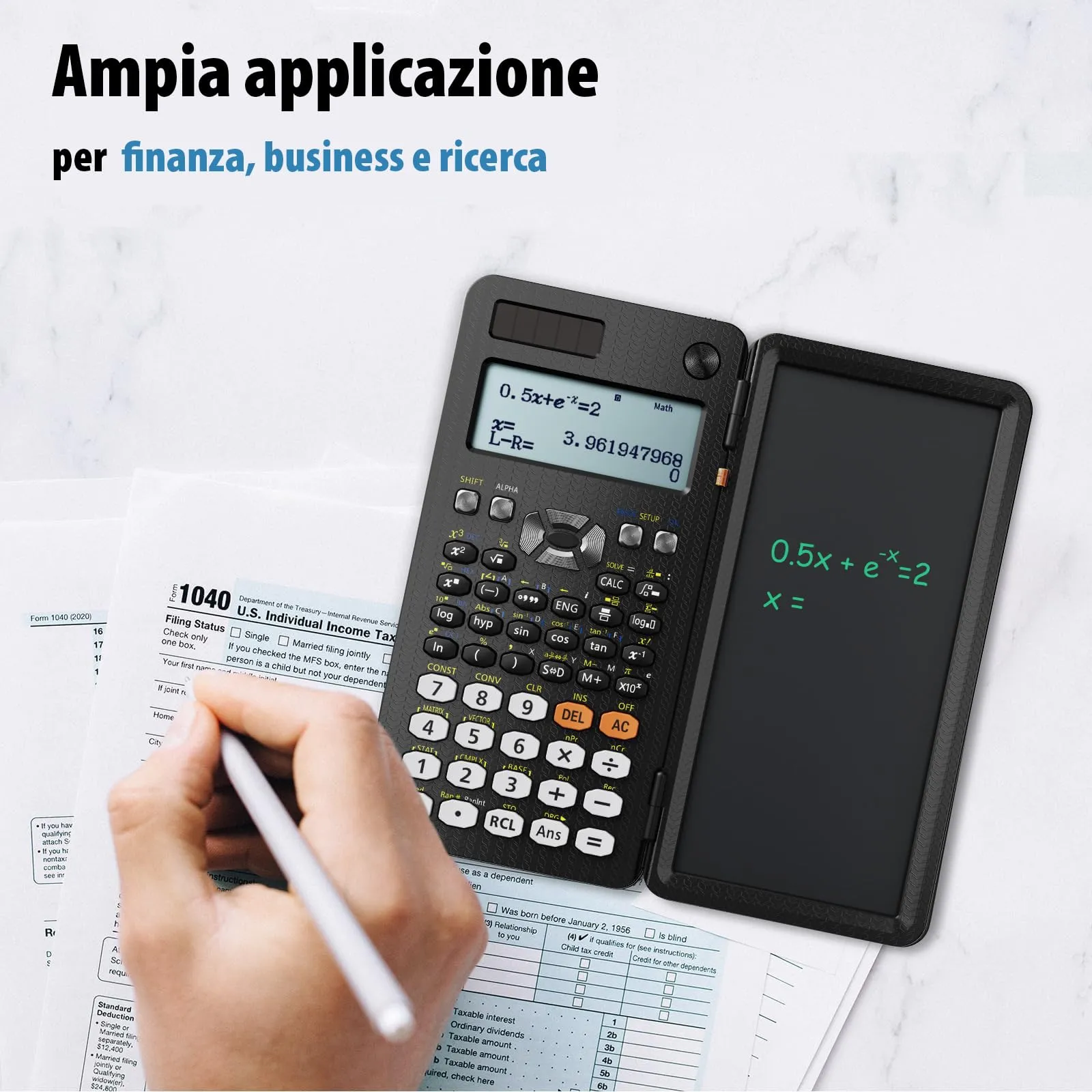 ROATEE Calcolatrice Scientifica 991ES con Tablet LCD e Notepad - immagine 6