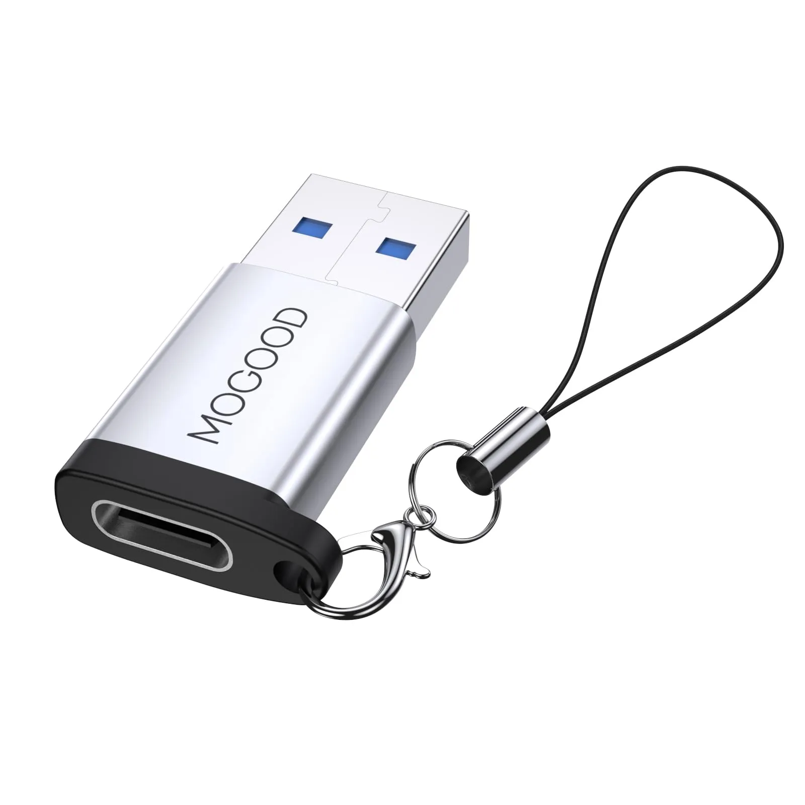MOGOOD Adattatore USB C USB 3.2 10Gbps, Convertitore USB A to USB C con Gancio - immagine 1