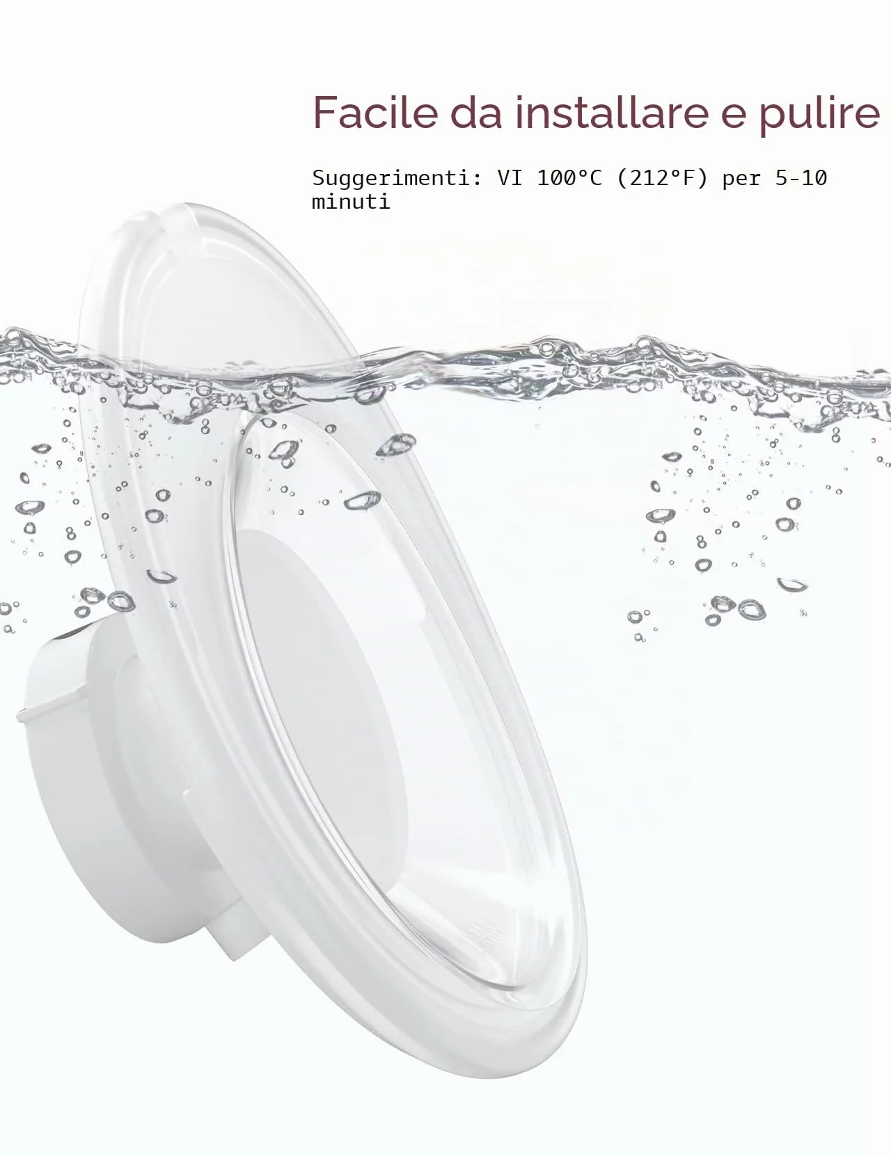 Momcozy Flangia a doppia tenuta 24 mm per tiralatte M5, 1 pezzo - immagine 5