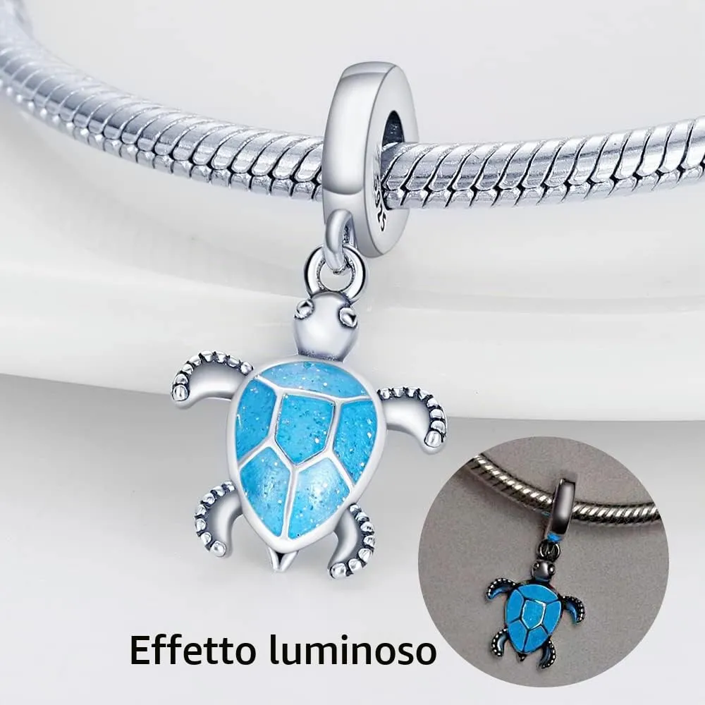 TINSLO Bead Charm in Argento Sterling 925 con Cubic Zirconia, Compatibile con Braccialetti e Collane Europei - immagine 2
