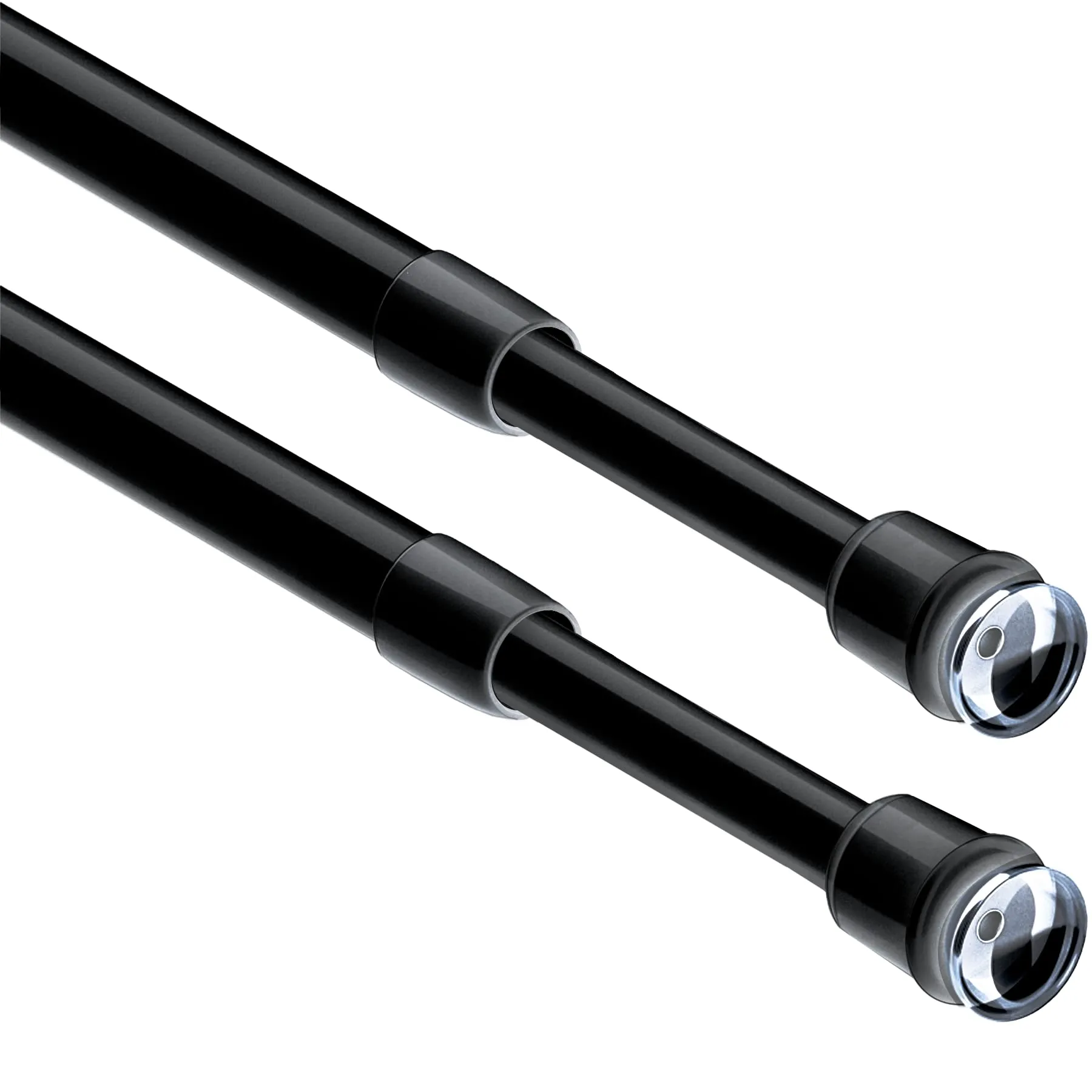 GDEVKHN Aste per Tende a Pressione Estendibili 45-60 cm, 2 Pezzi - immagine 1