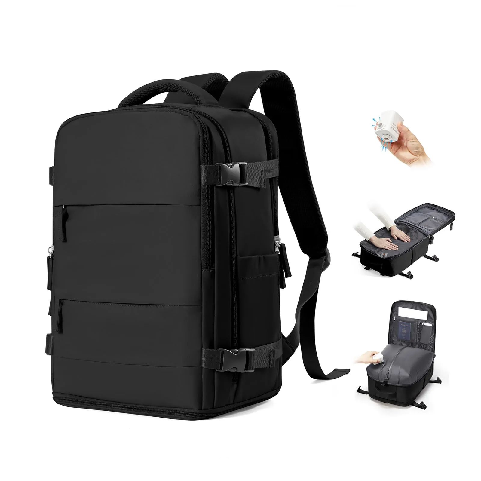 BJLFS Borsa da Cabina Ryanair 40x30x20 Bagaglio a Mano Sottovuoto Donna - immagine 1