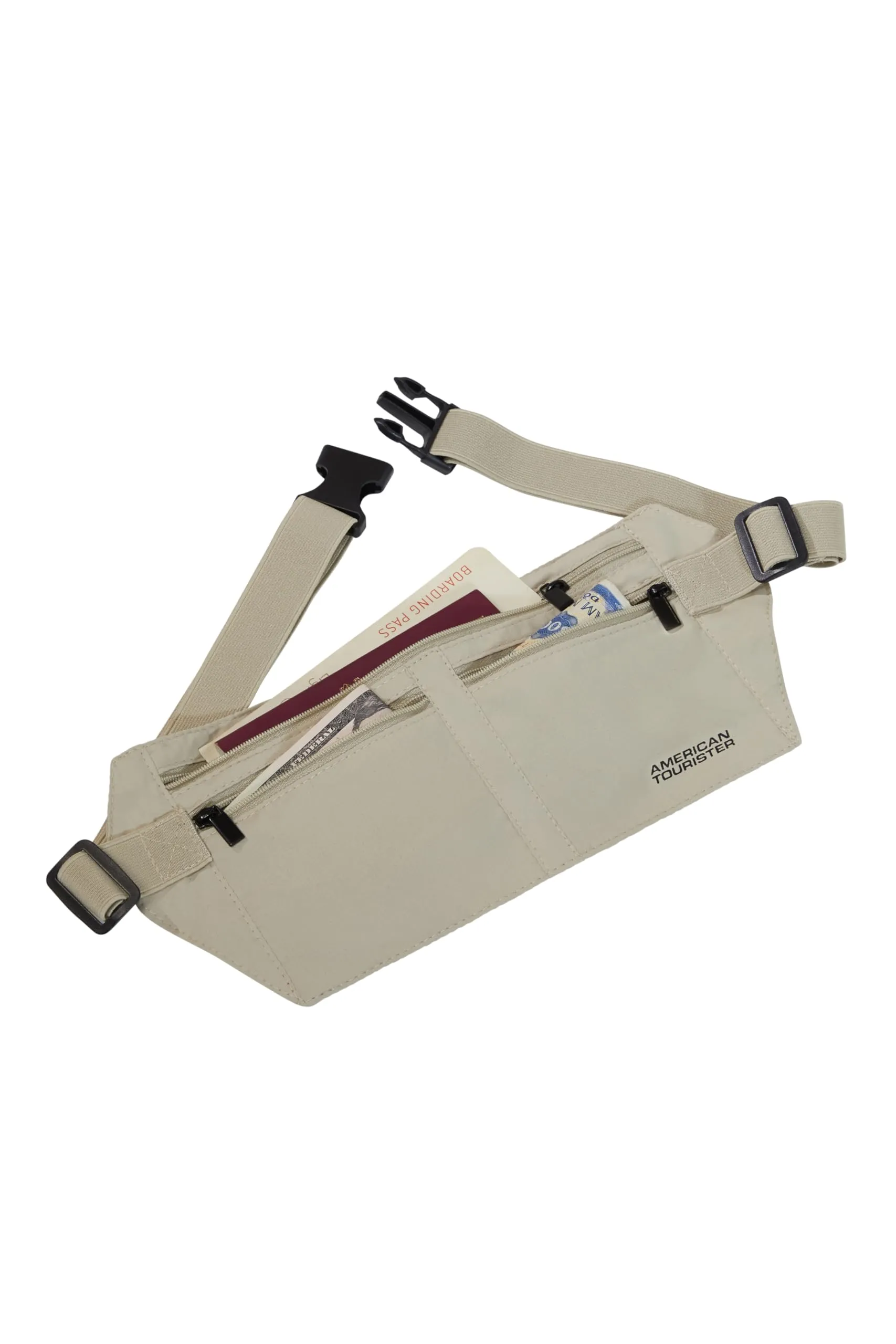 American Tourister Marsupio Portasoldi RFID, Sabbia - immagine 4