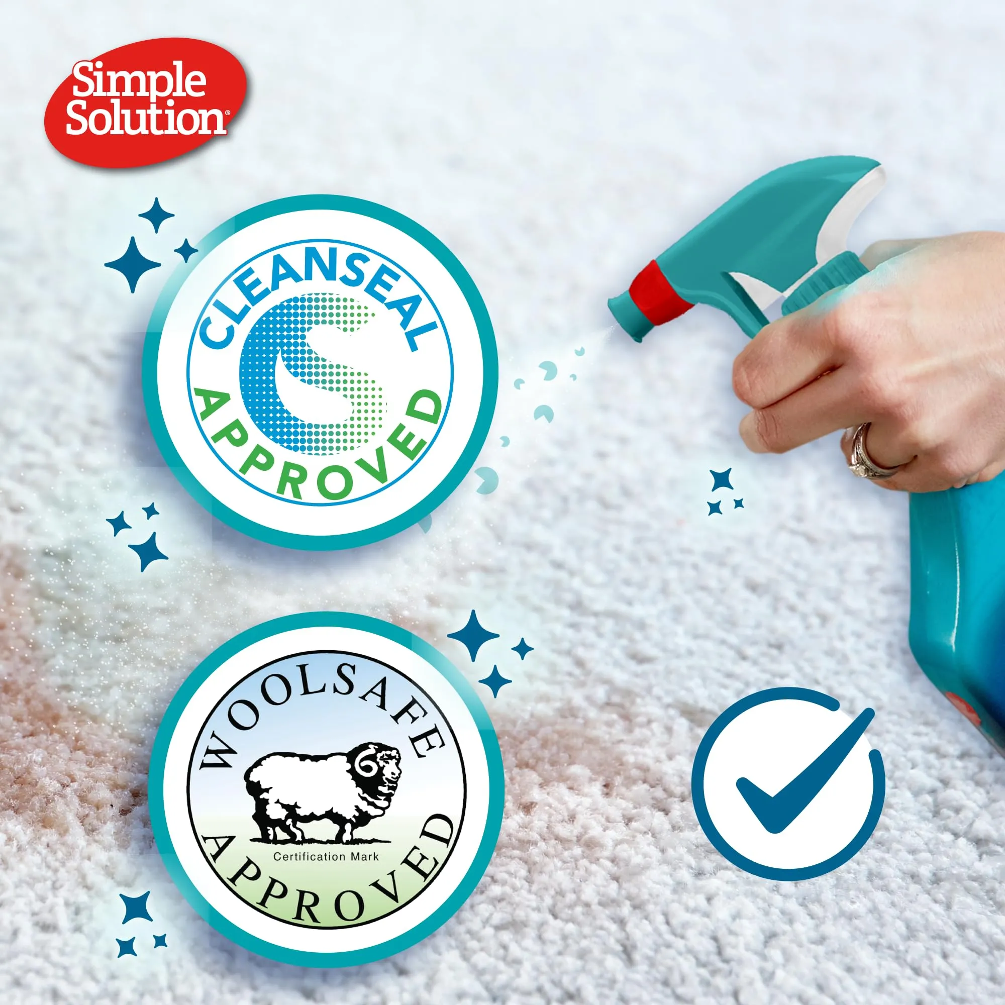 Simple Solution Extreme Pet Stain and Odour Remover, Pro-Bacteria Enzymatic Cleaner, 945ml - immagine 4