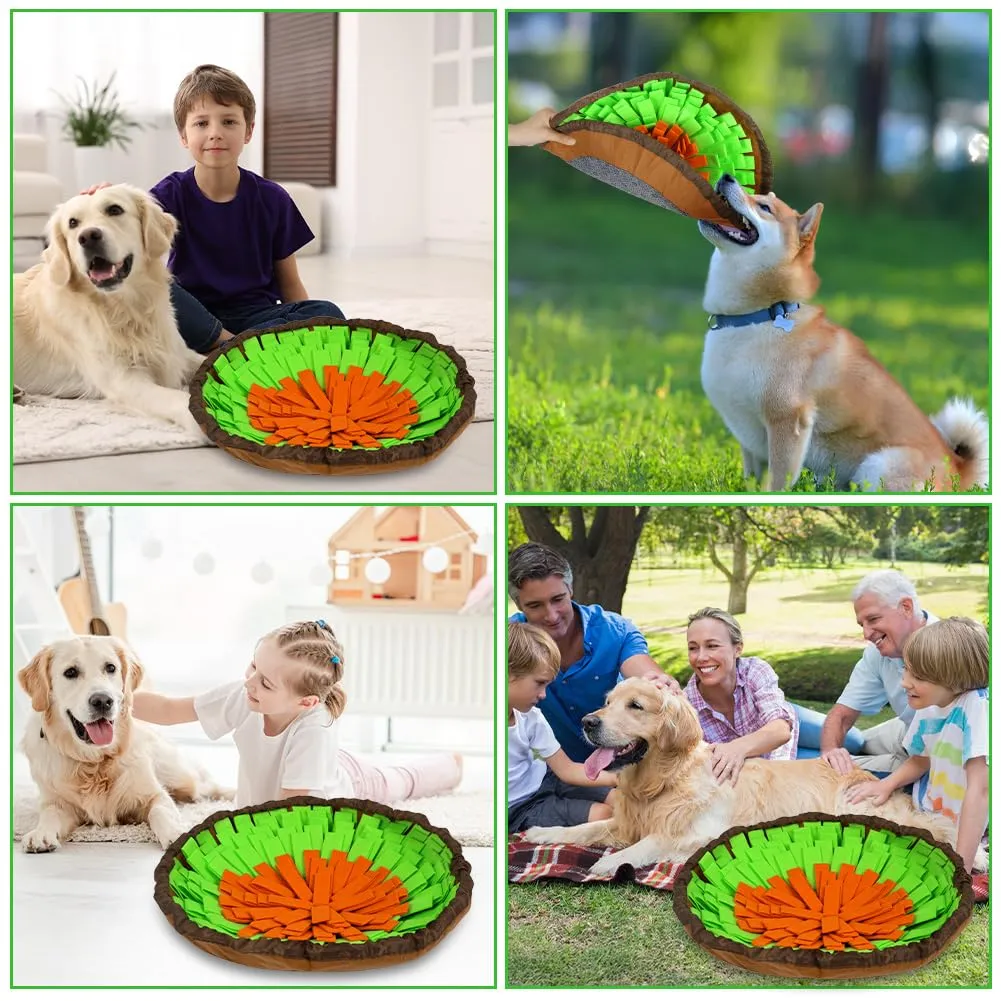 AYESY Tappeto Olfattivo per Cane, 48 cm, Antiscivolo con Coulisse per Allenamento Olfattivo e Slow Food - immagine 7