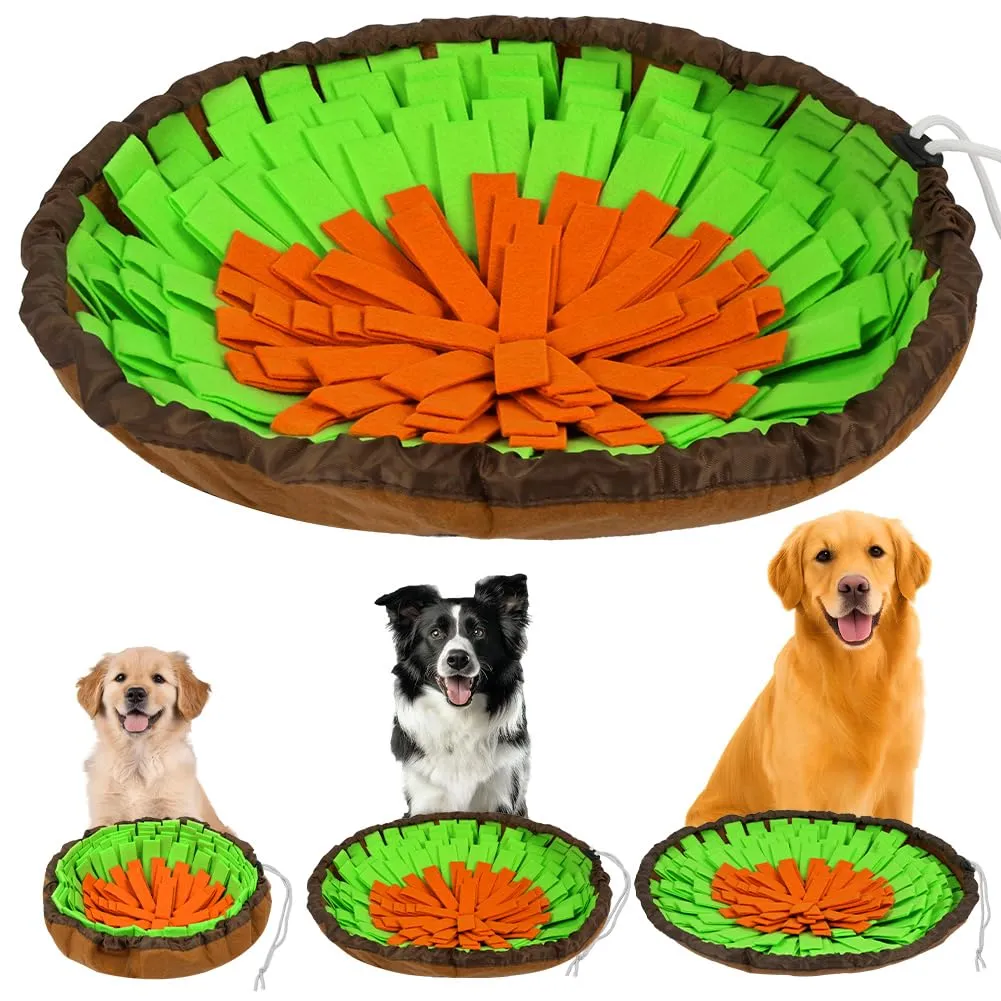 AYESY Tappeto Olfattivo per Cane, 48 cm, Antiscivolo con Coulisse per Allenamento Olfattivo e Slow Food - immagine 8