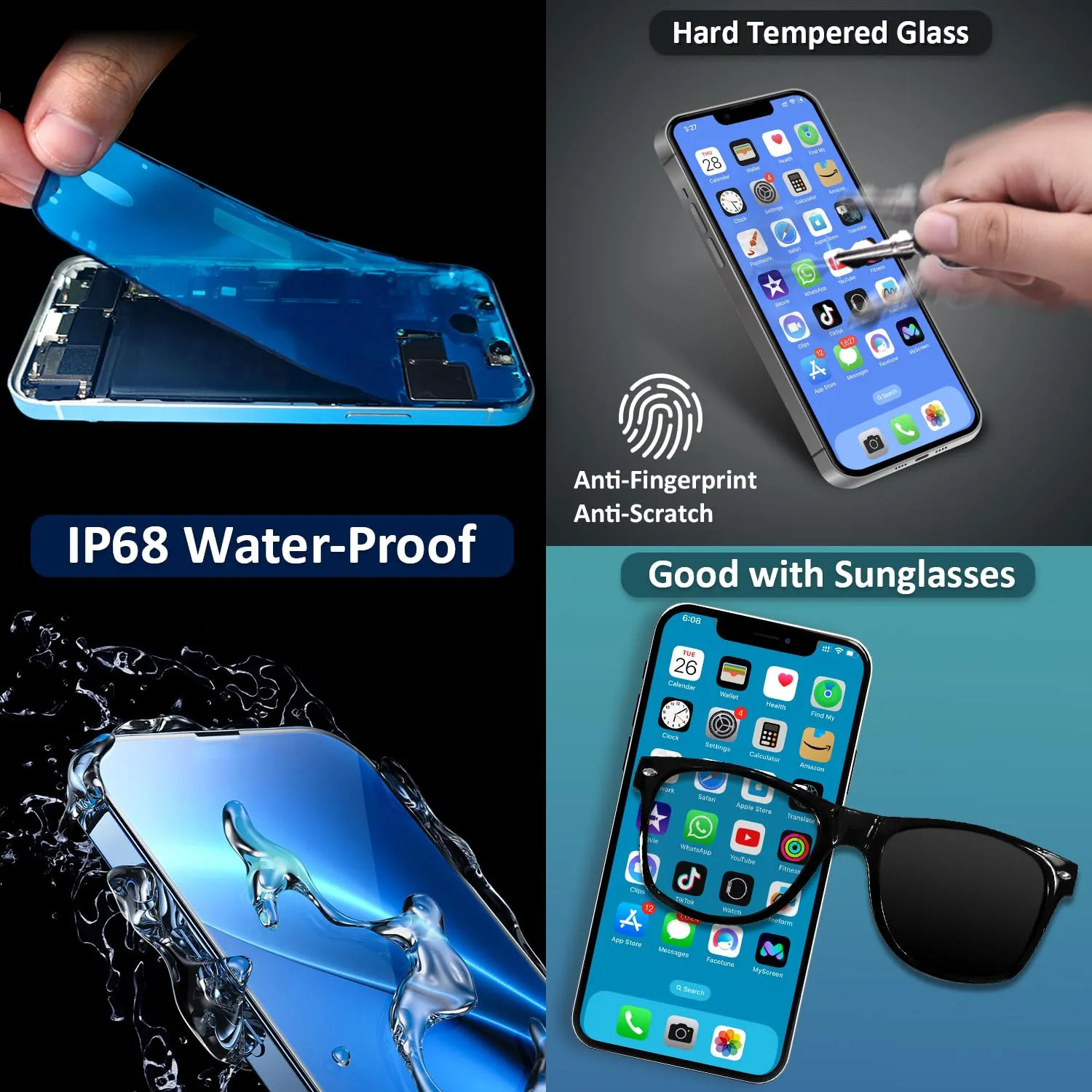 Brinonac Soft OLED Display for iPhone 13 Pro Max 6.7" FHD COP Digitizer Replacement - immagine 6
