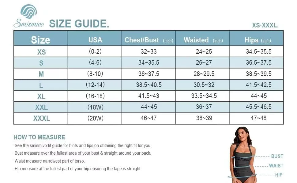 Smismivo Costume da Bagno Intero Donna con Controllo della Pancia e Push Up Halter Imbottito - immagine 7