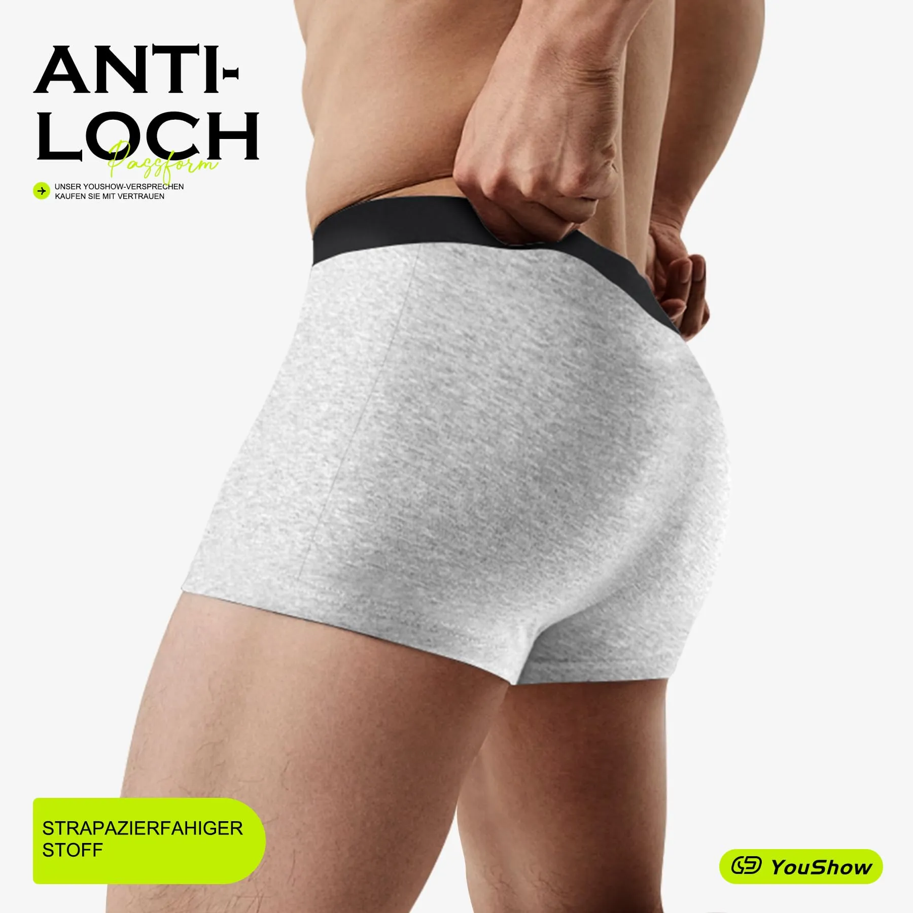 YouShow Boxer Uomo in Cotone Elasticizzato, 6 Pezzi - immagine 4
