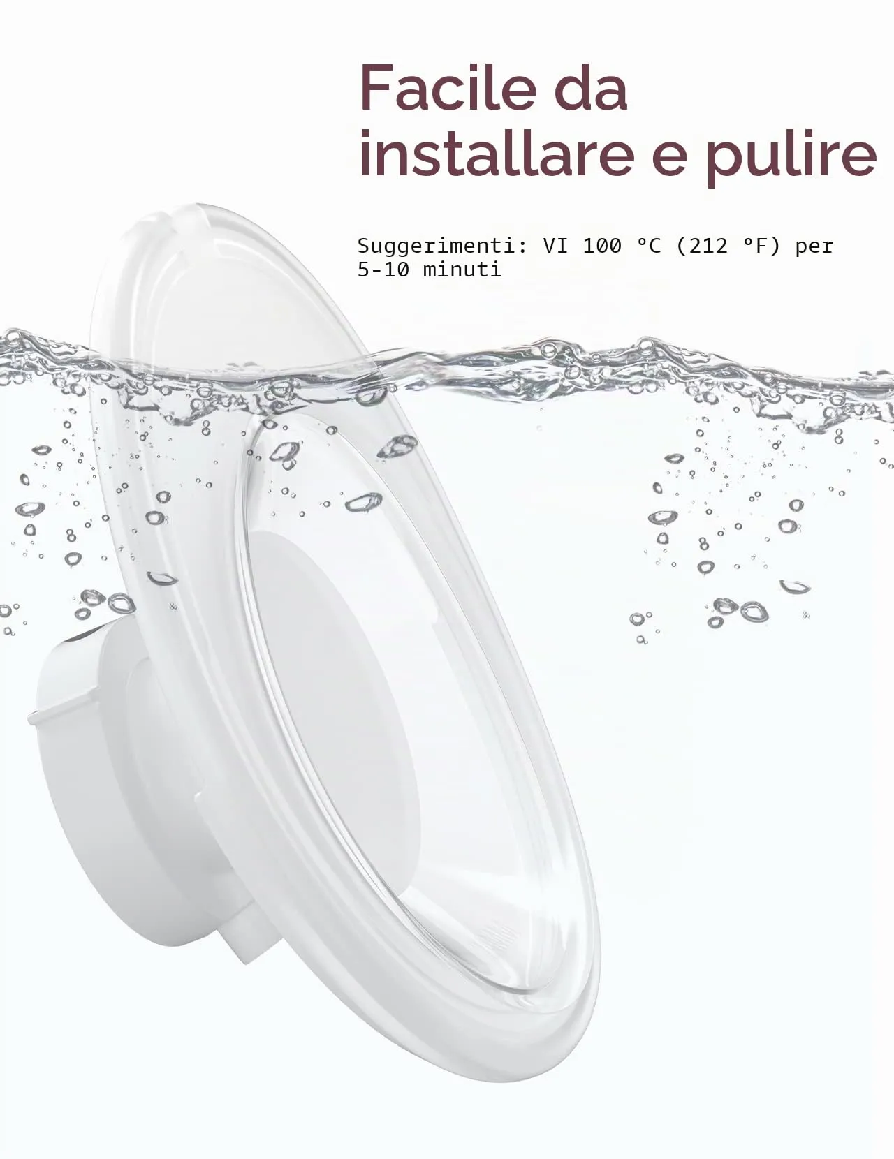 Momcozy Flangia a doppia tenuta 27mm per tiralatte M5, 1 pezzo - immagine 5