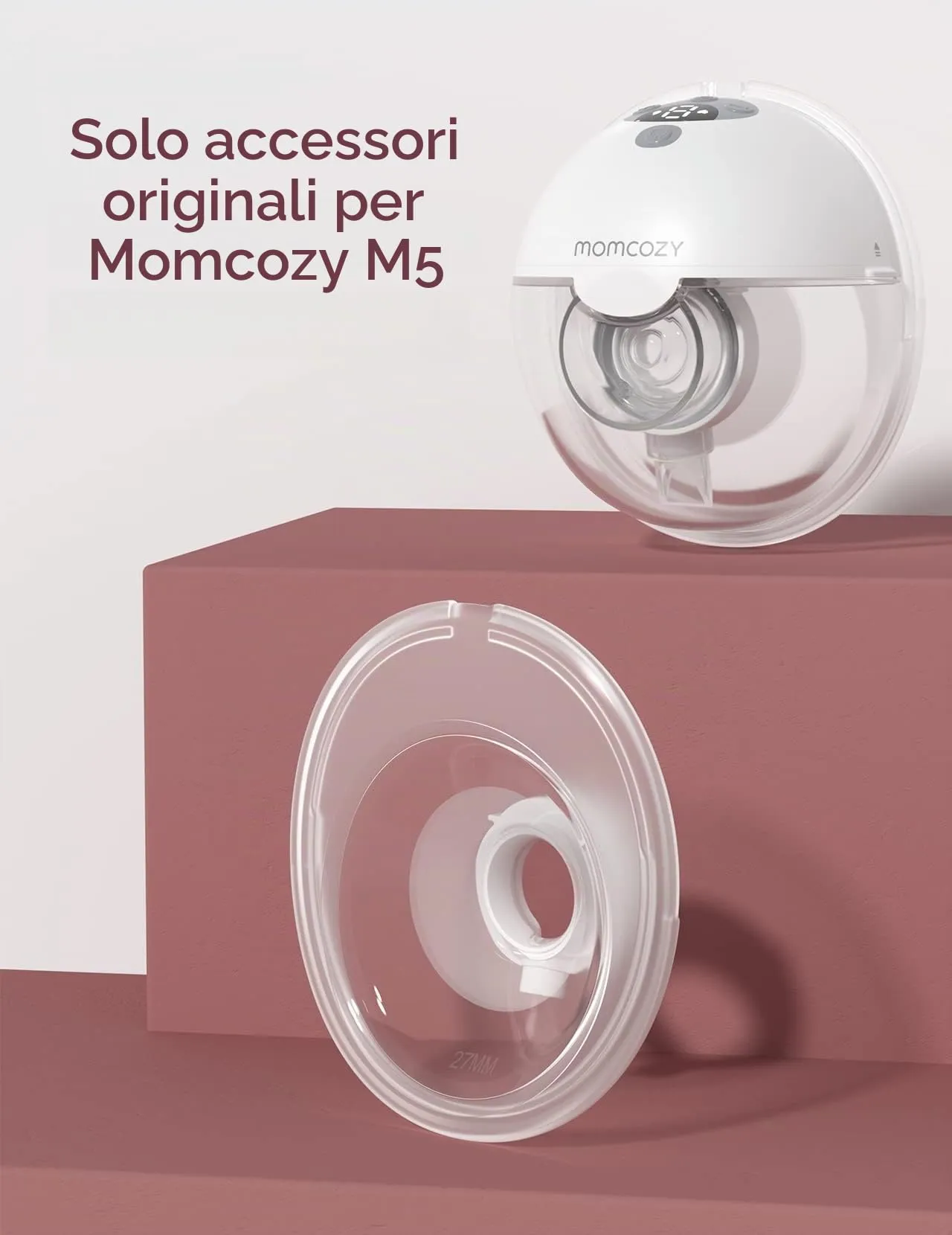 Momcozy Flangia a doppia tenuta 27mm per tiralatte M5, 1 pezzo - immagine 6