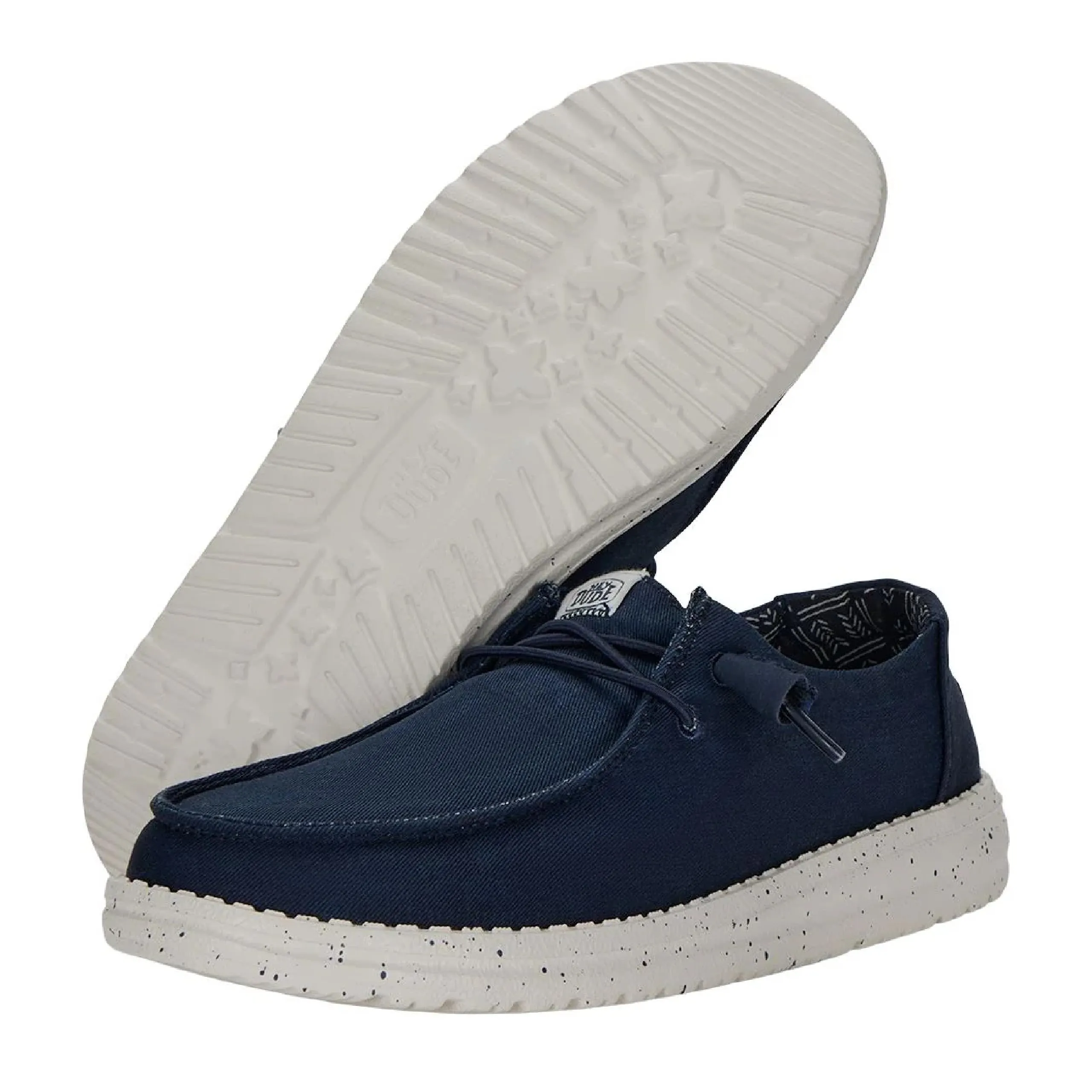 HEYDUDE Wendy Canvas Donna Slip-On Sneakers, Navy, 39 - immagine 4
