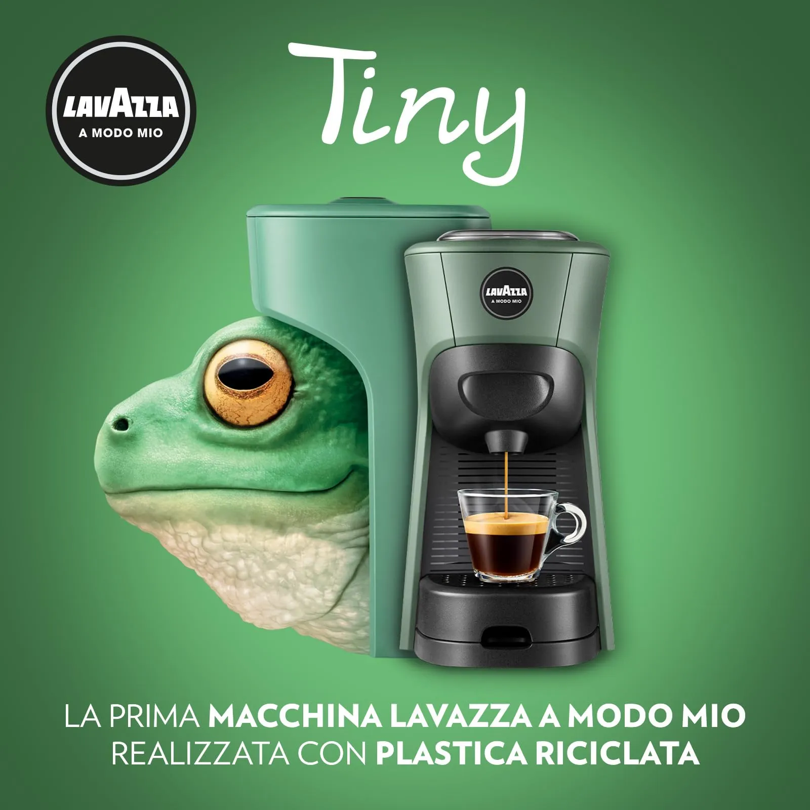 Lavazza A Modo Mio Tiny Macchina per Caffè Verde con 64 Capsule ¡Tierra! Assortite - immagine 6